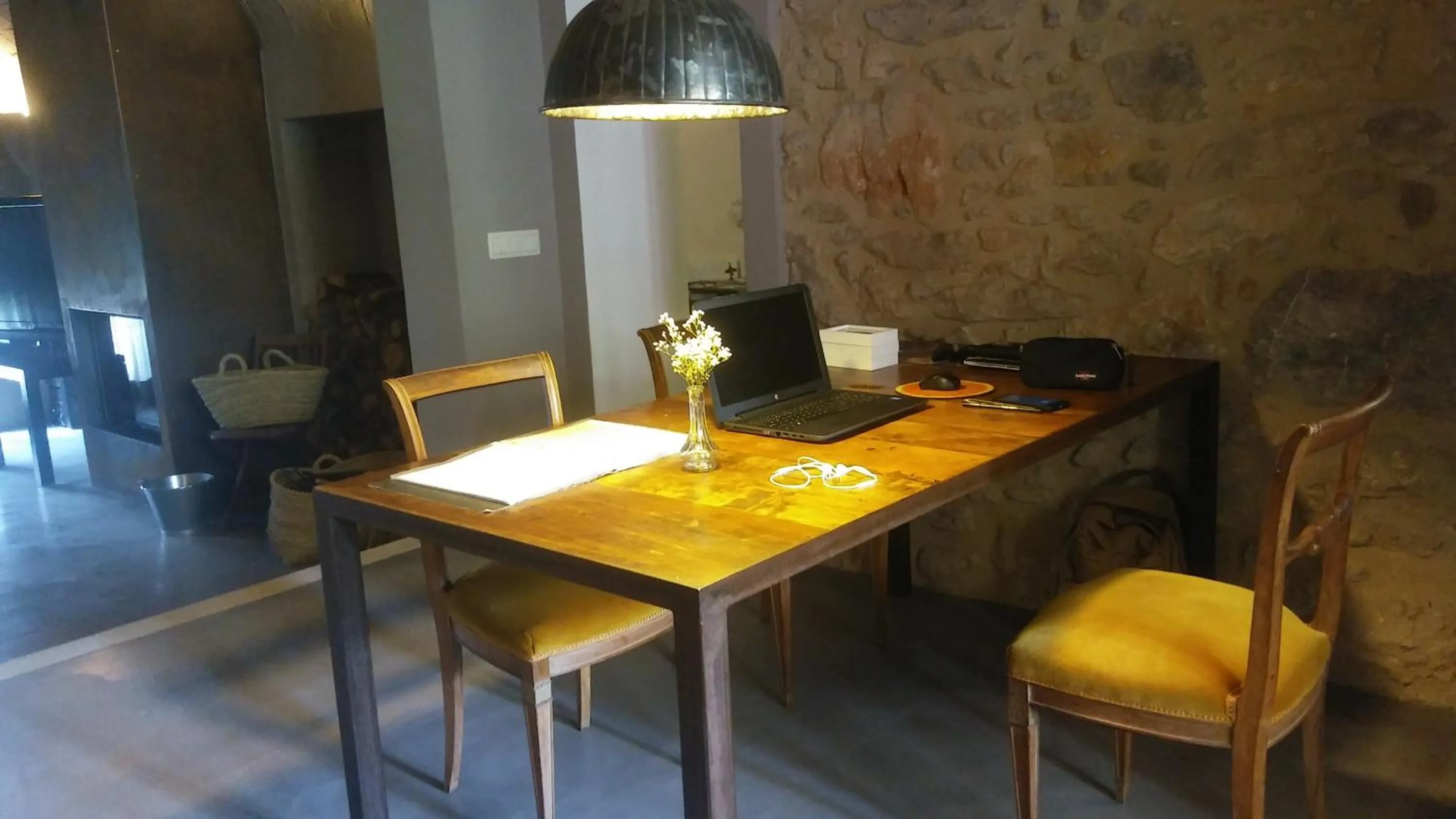 Communal lounge/ TV room in Mas Ferran Adults Only