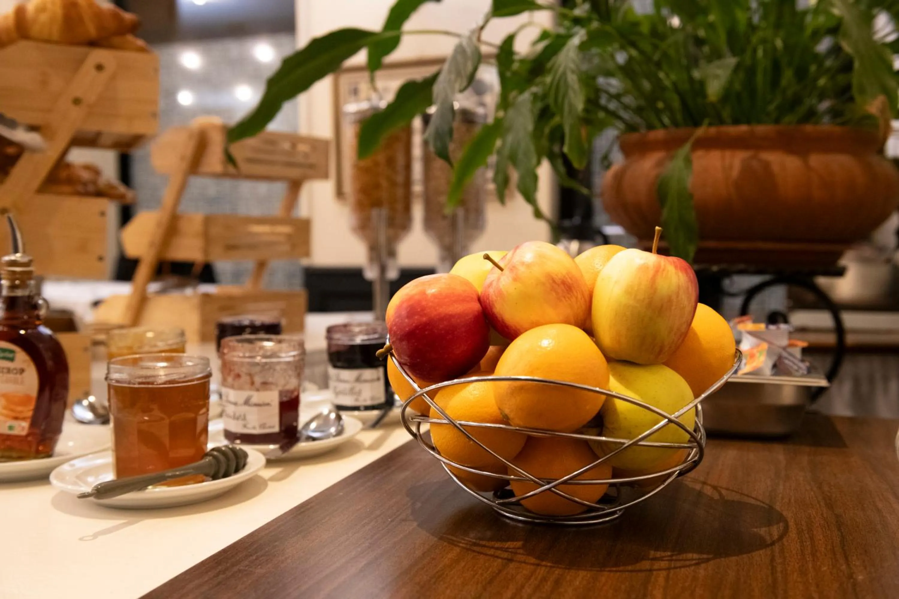 Food and drinks in Hôtel du Helder