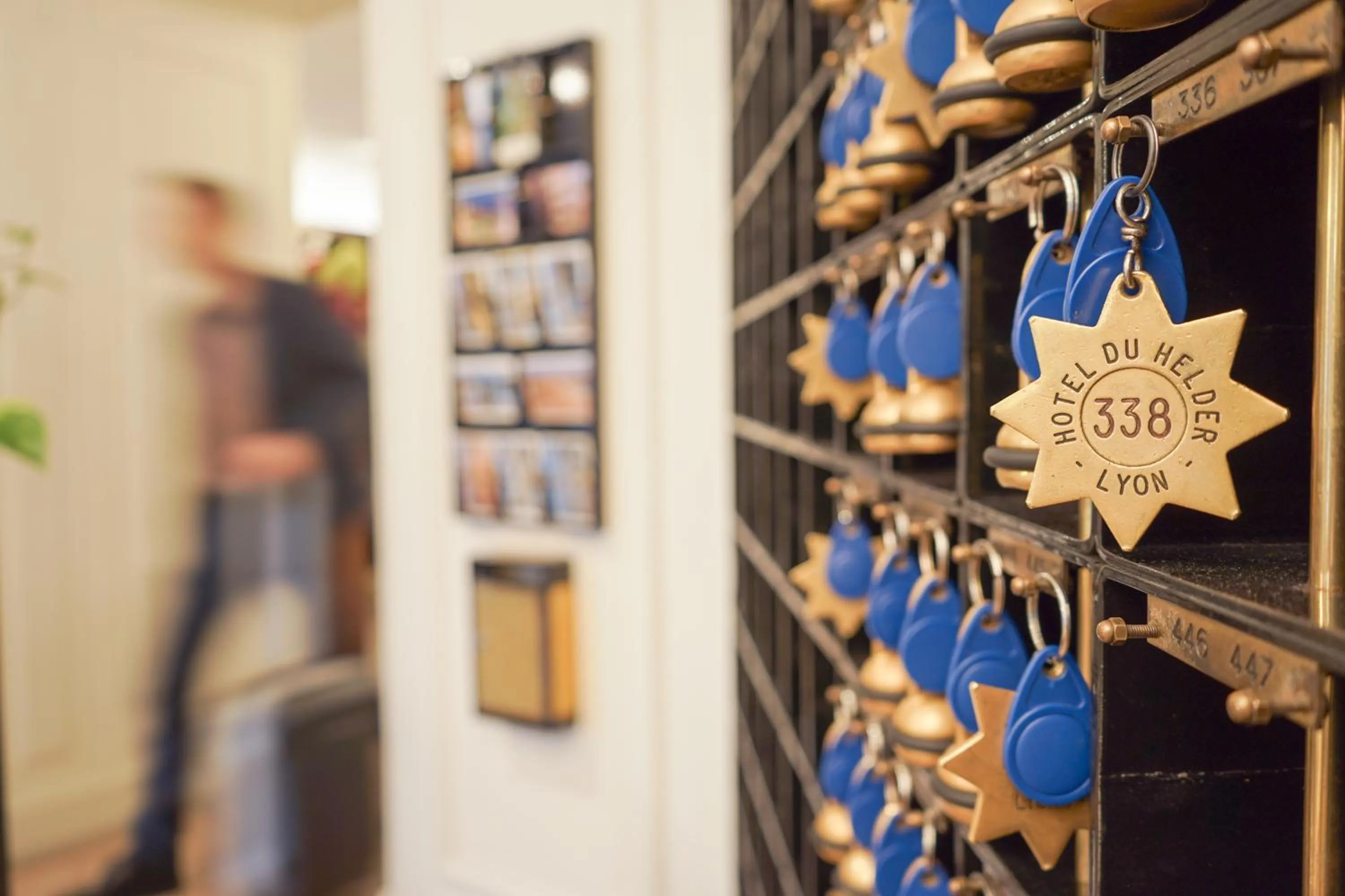 Decorative detail in Hôtel du Helder
