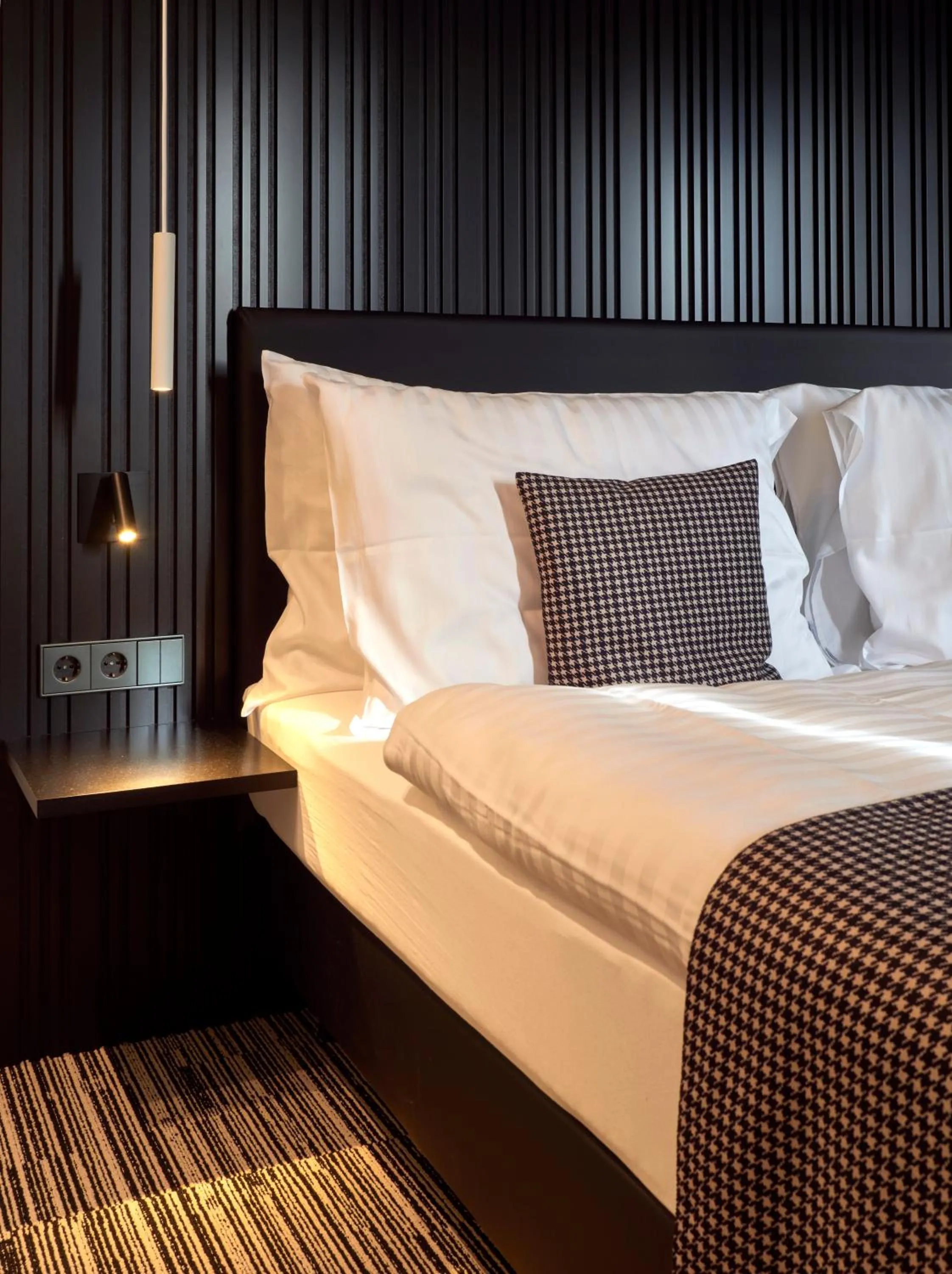 Bed in Hostellerie Stafelter