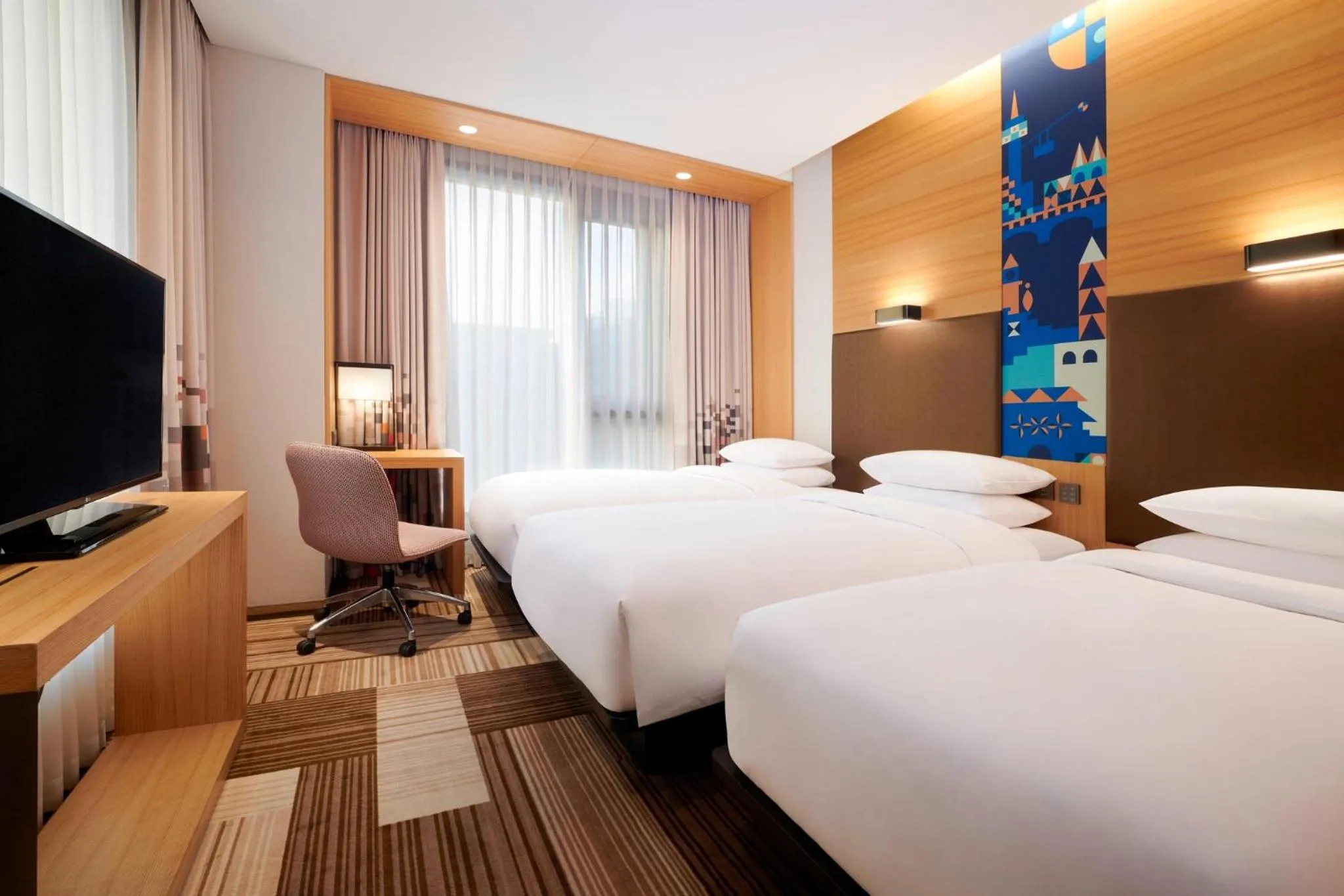 Photo of the whole room, Bed in Aloft Seoul Myeongdong