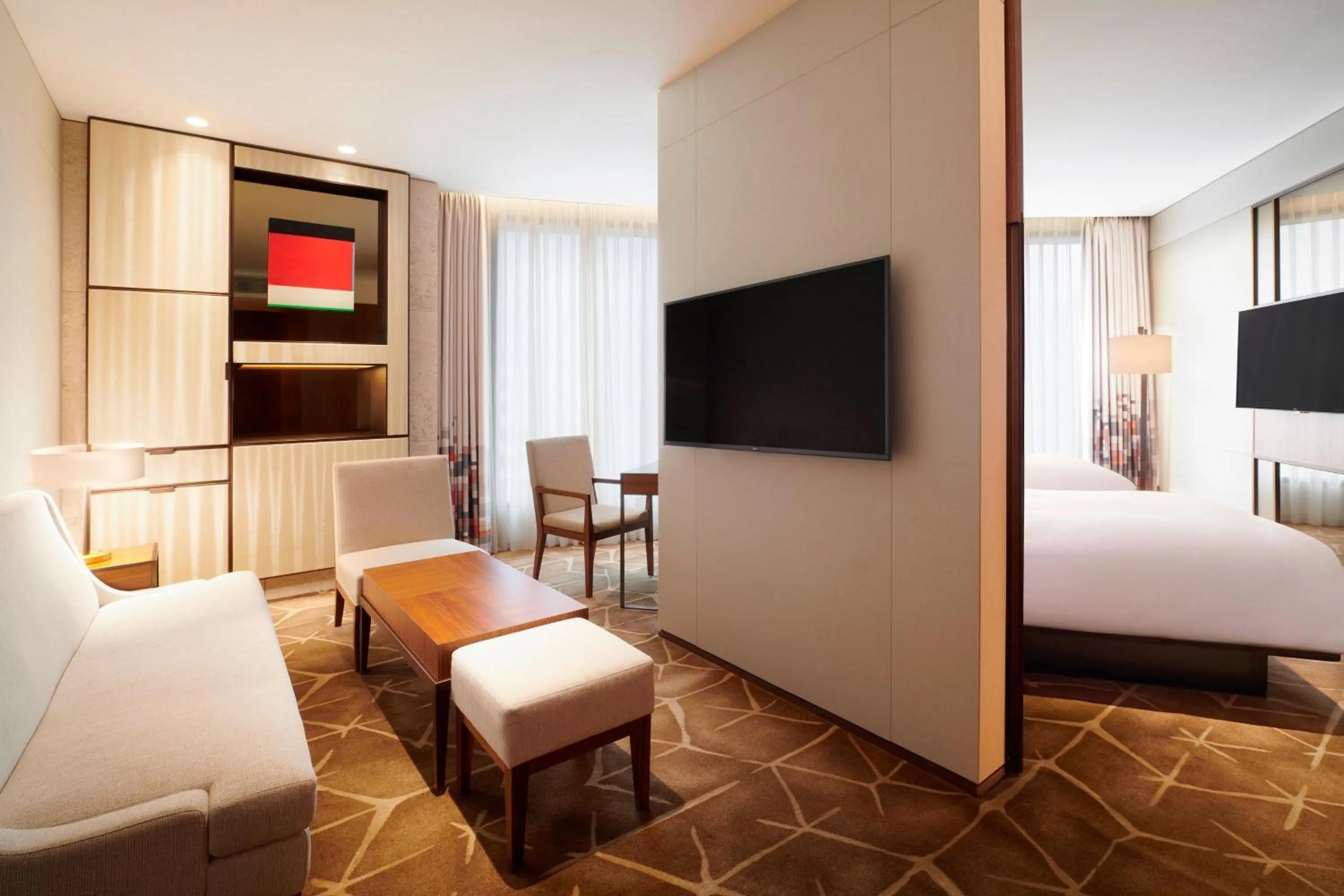 Living room, Bed in Aloft Seoul Myeongdong