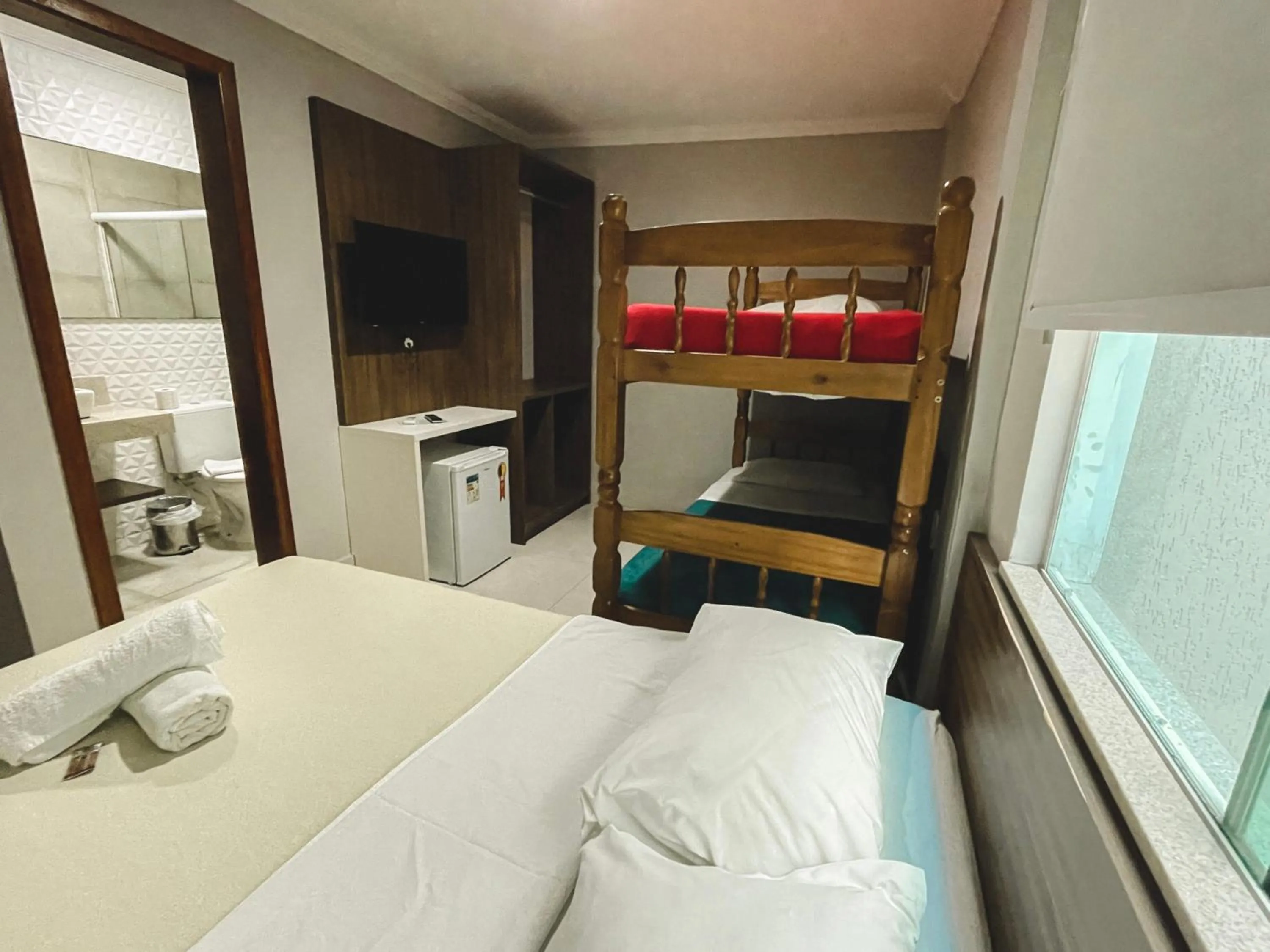 Bedroom, Bed in MDJ Pousada