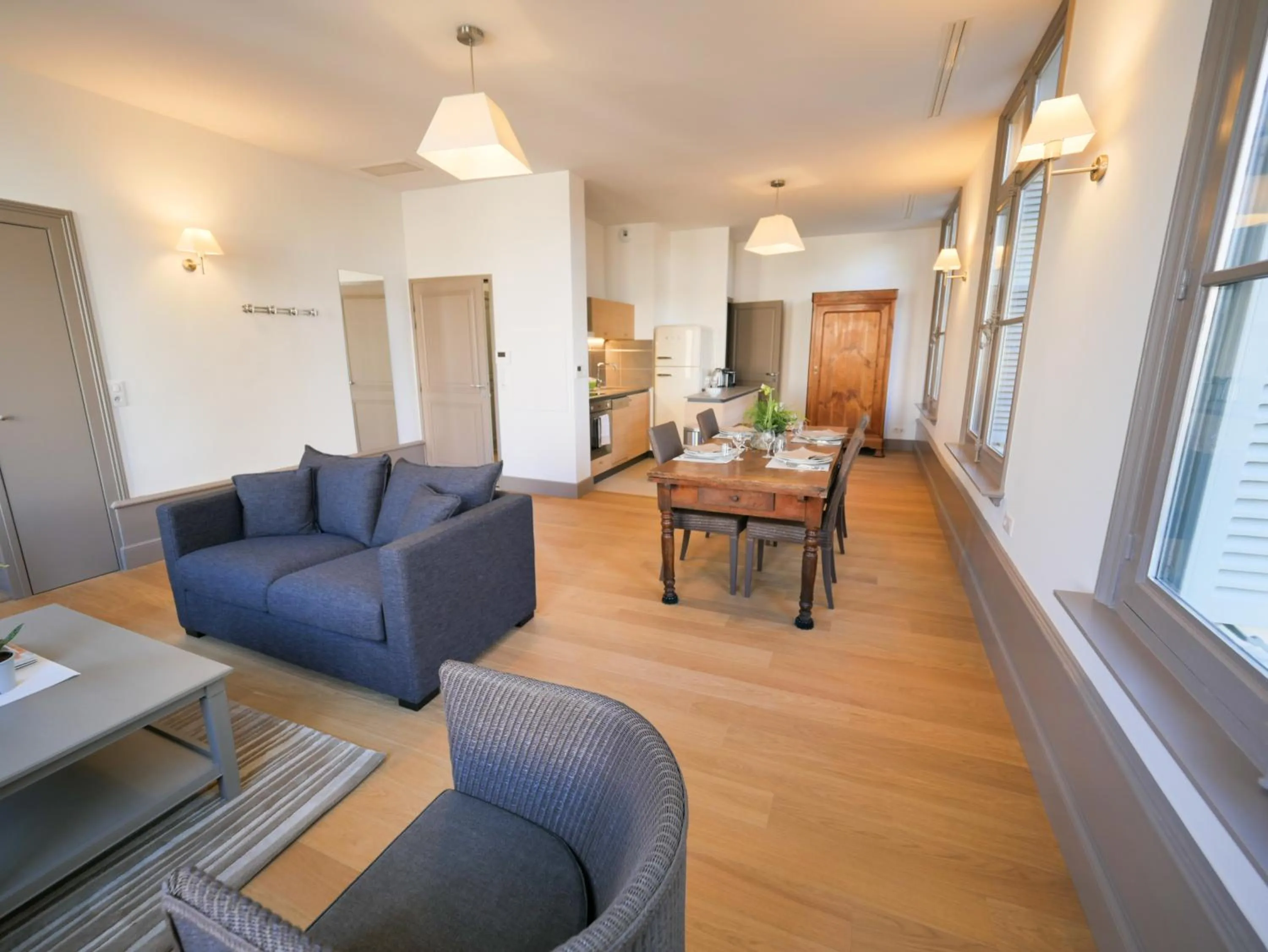 Kitchen or kitchenette in Résidence de Tourisme Central Parc Tours