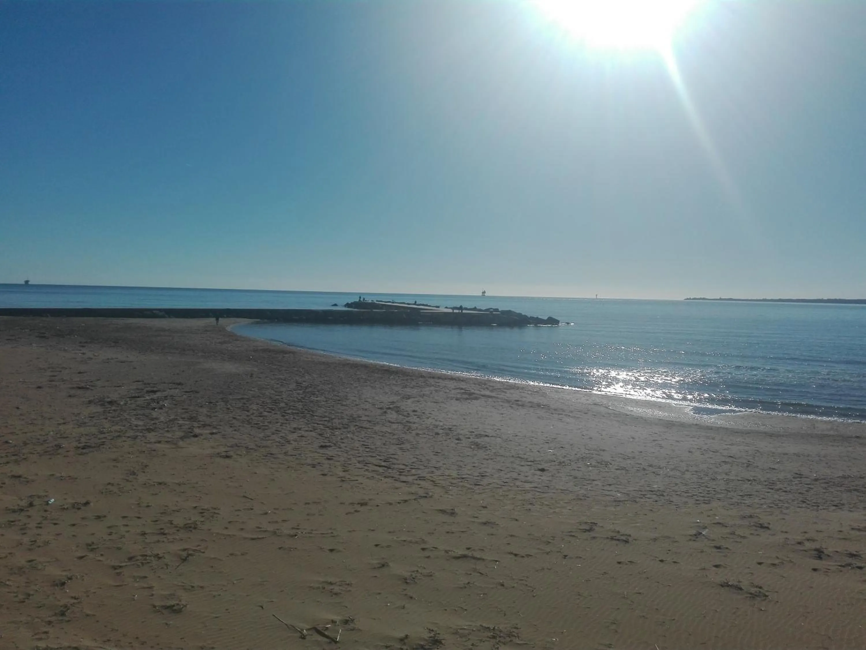 Beach in B&B La Colonna