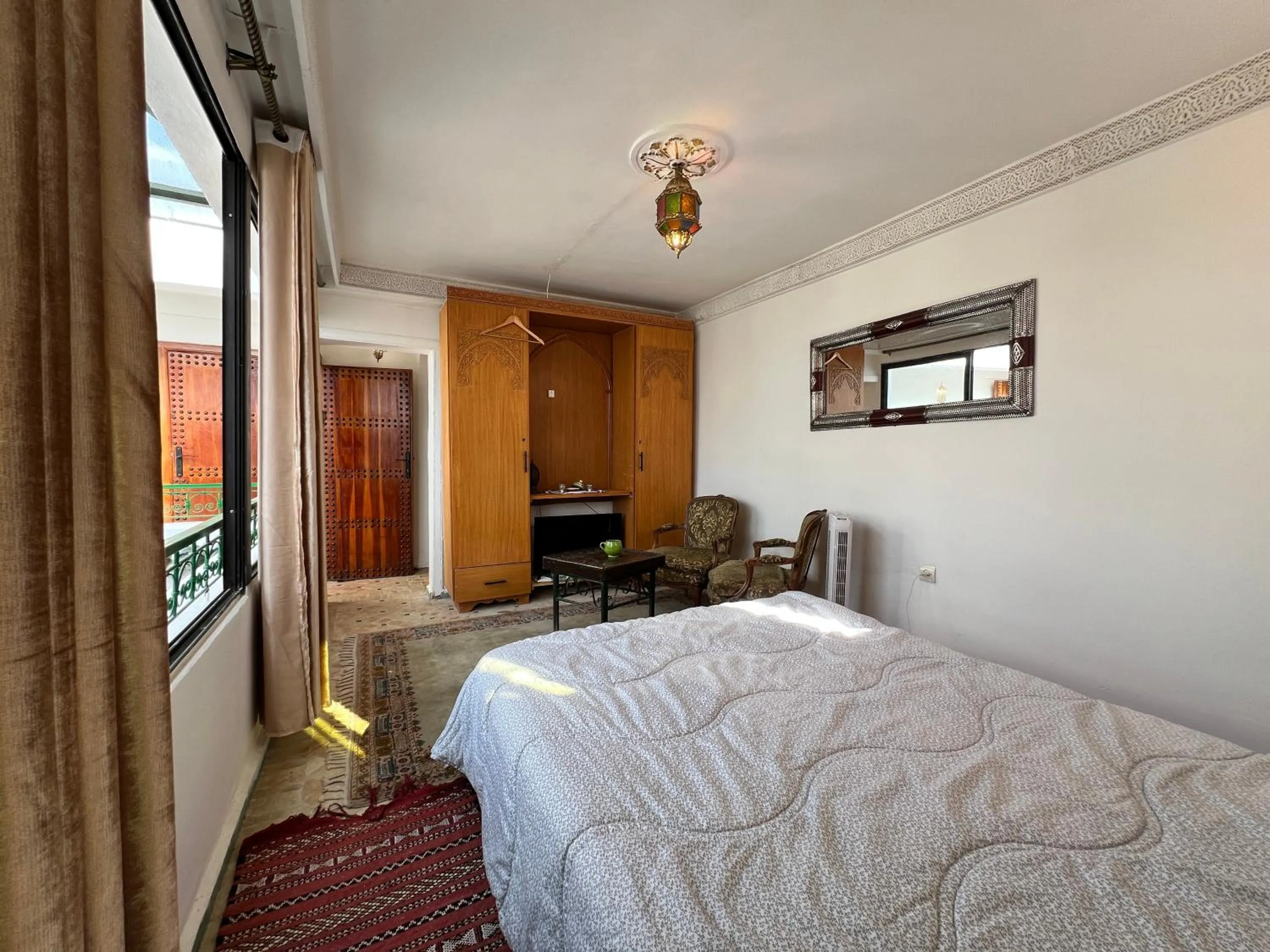 Bed in Fès Riad Scalia Traditional Guesthouse Morocco