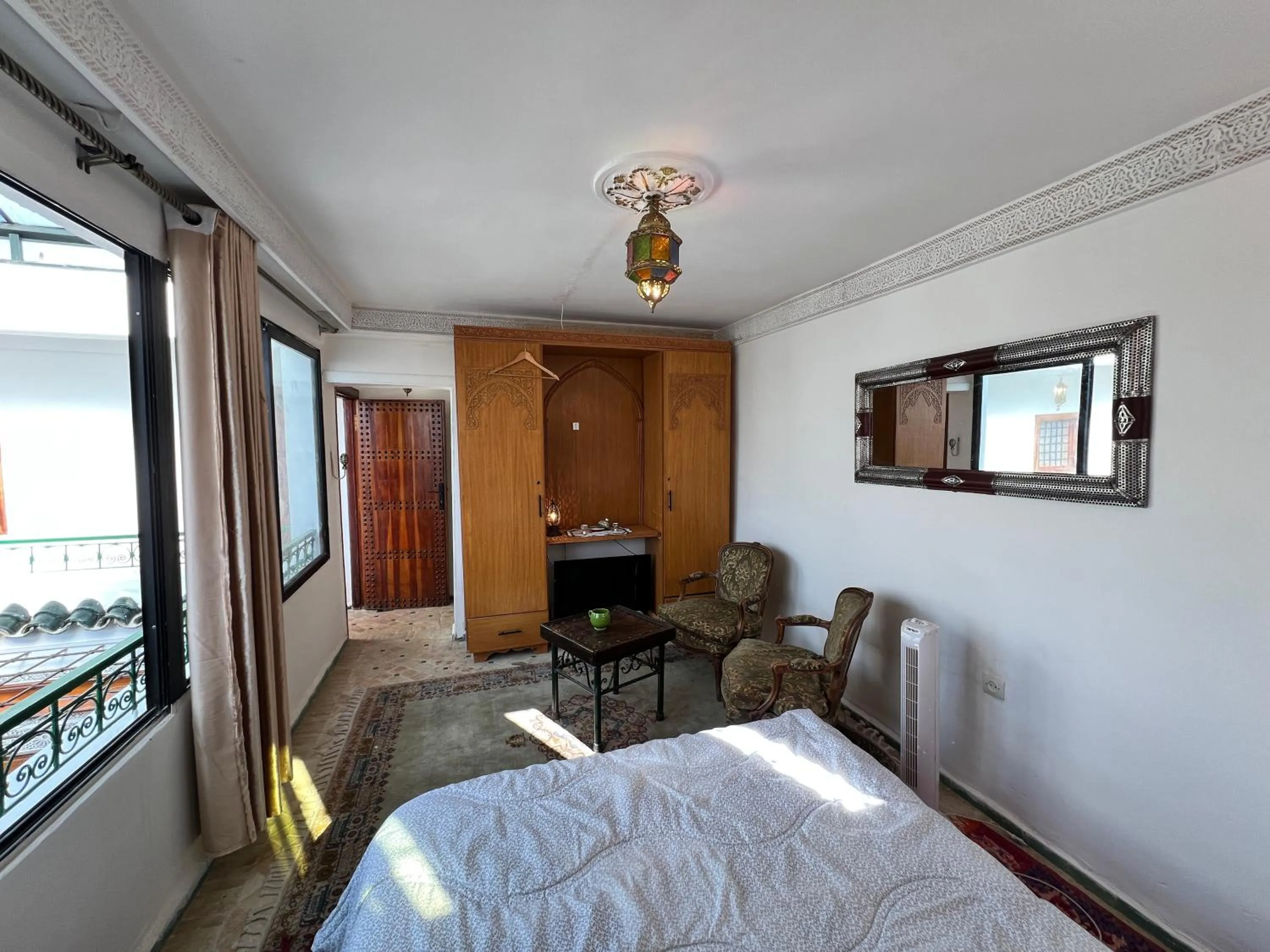 Bed in Fès Riad Scalia Traditional Guesthouse Morocco