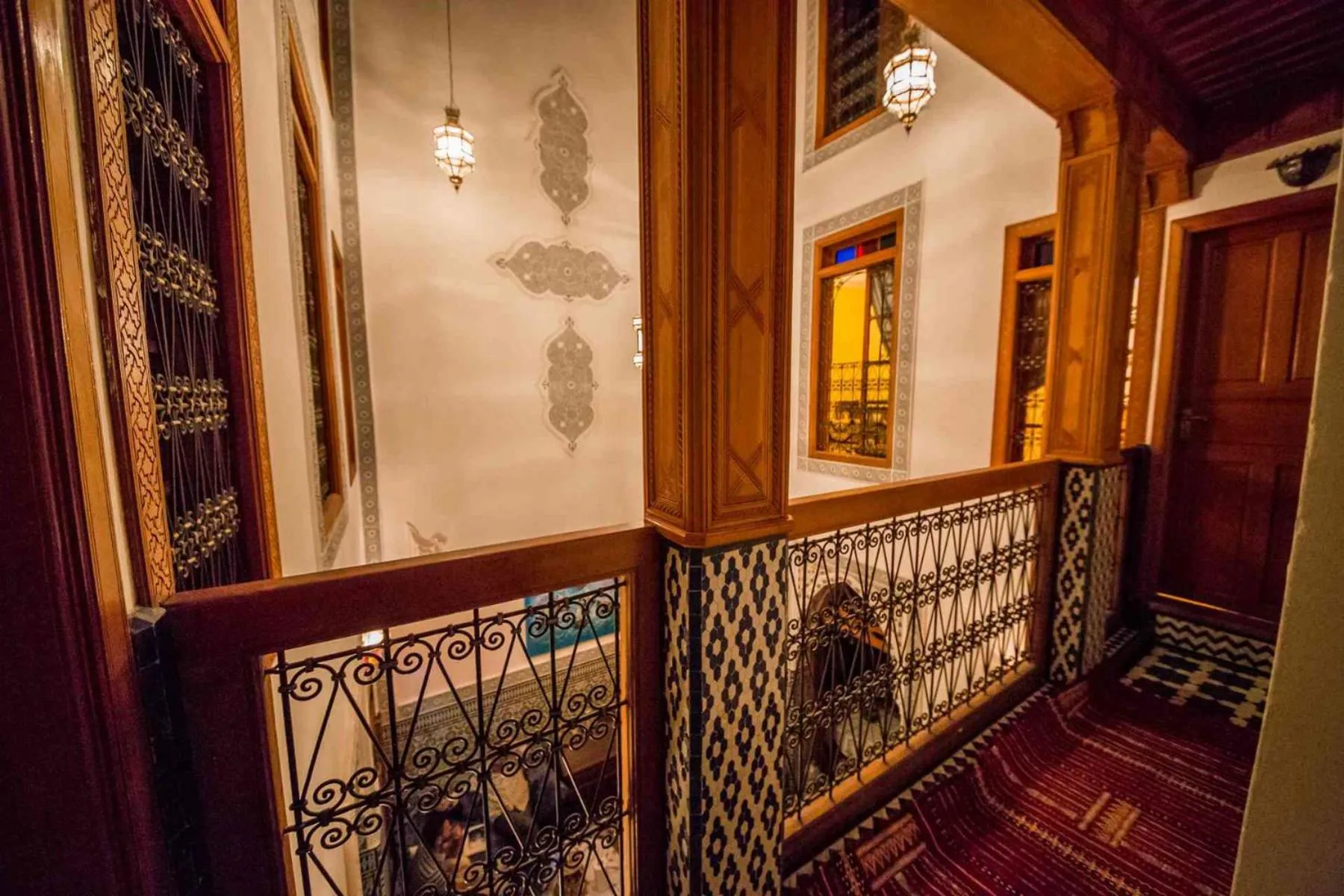 Balcony/Terrace in Fès Riad Scalia Traditional Guesthouse Morocco