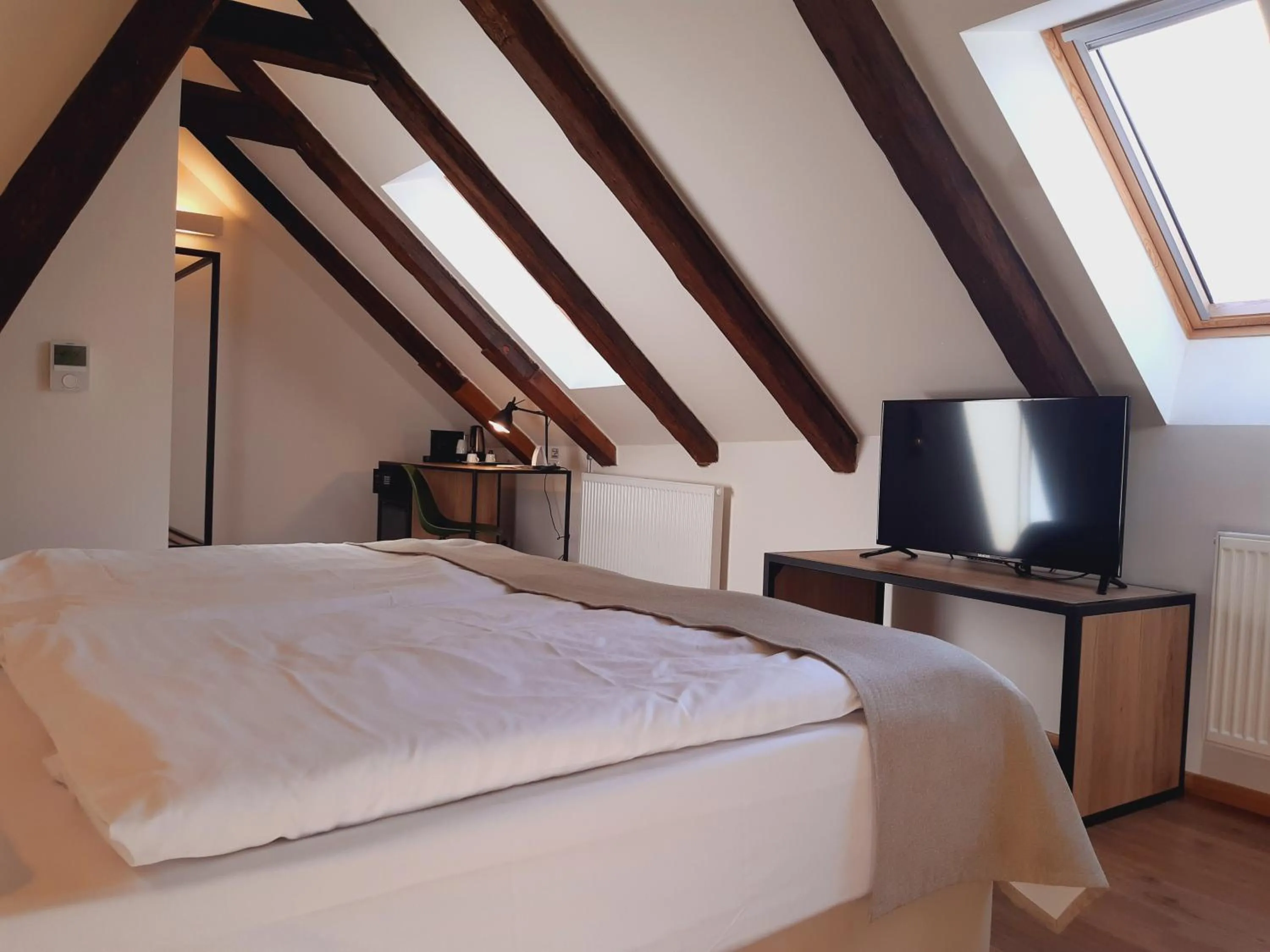 TV and multimedia, Bed in Hotel Garden Court