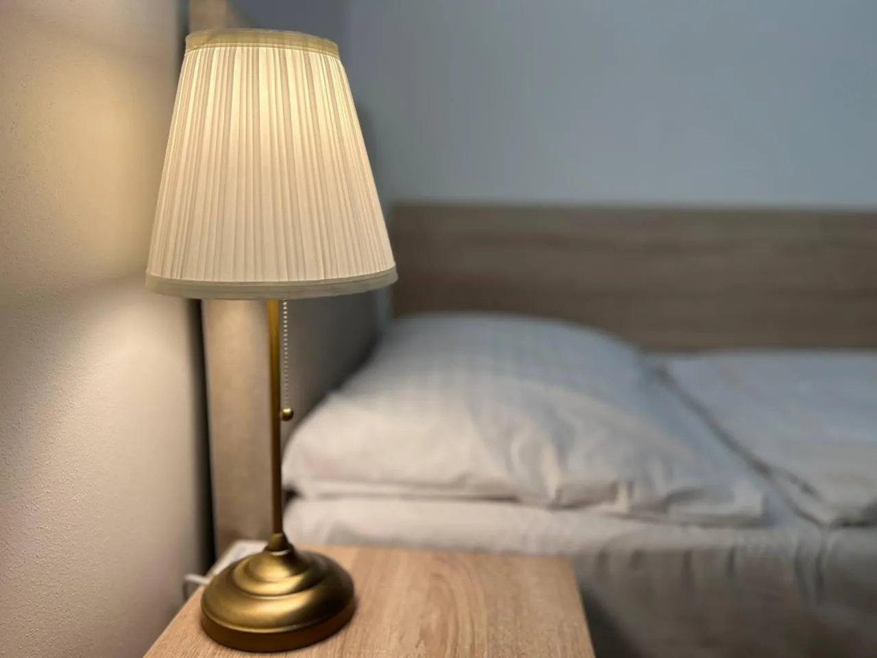 Bed in Hotel Garden Court