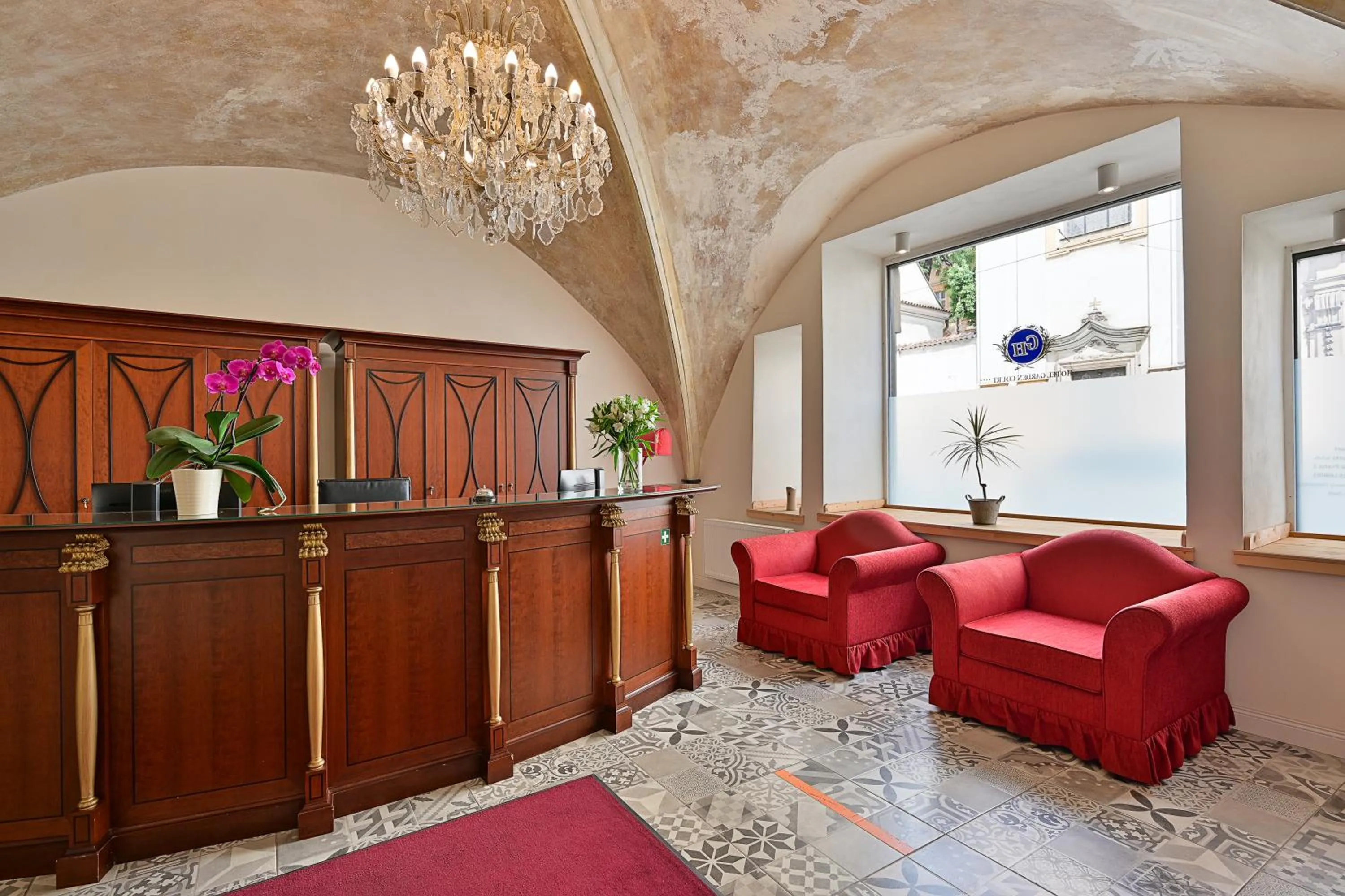 Lobby or reception in Hotel Garden Court