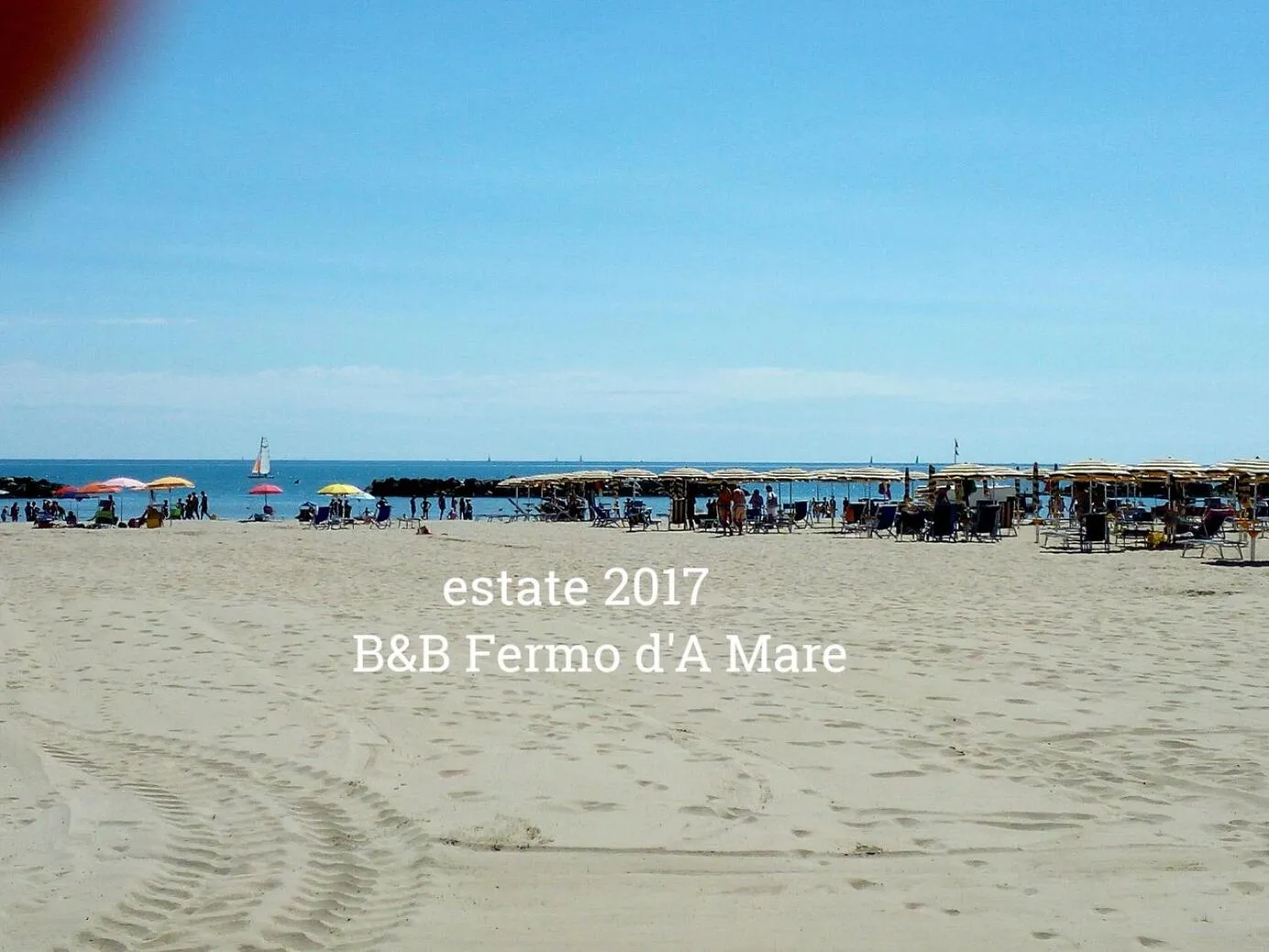Beach in B&B Fermo d'A Mare