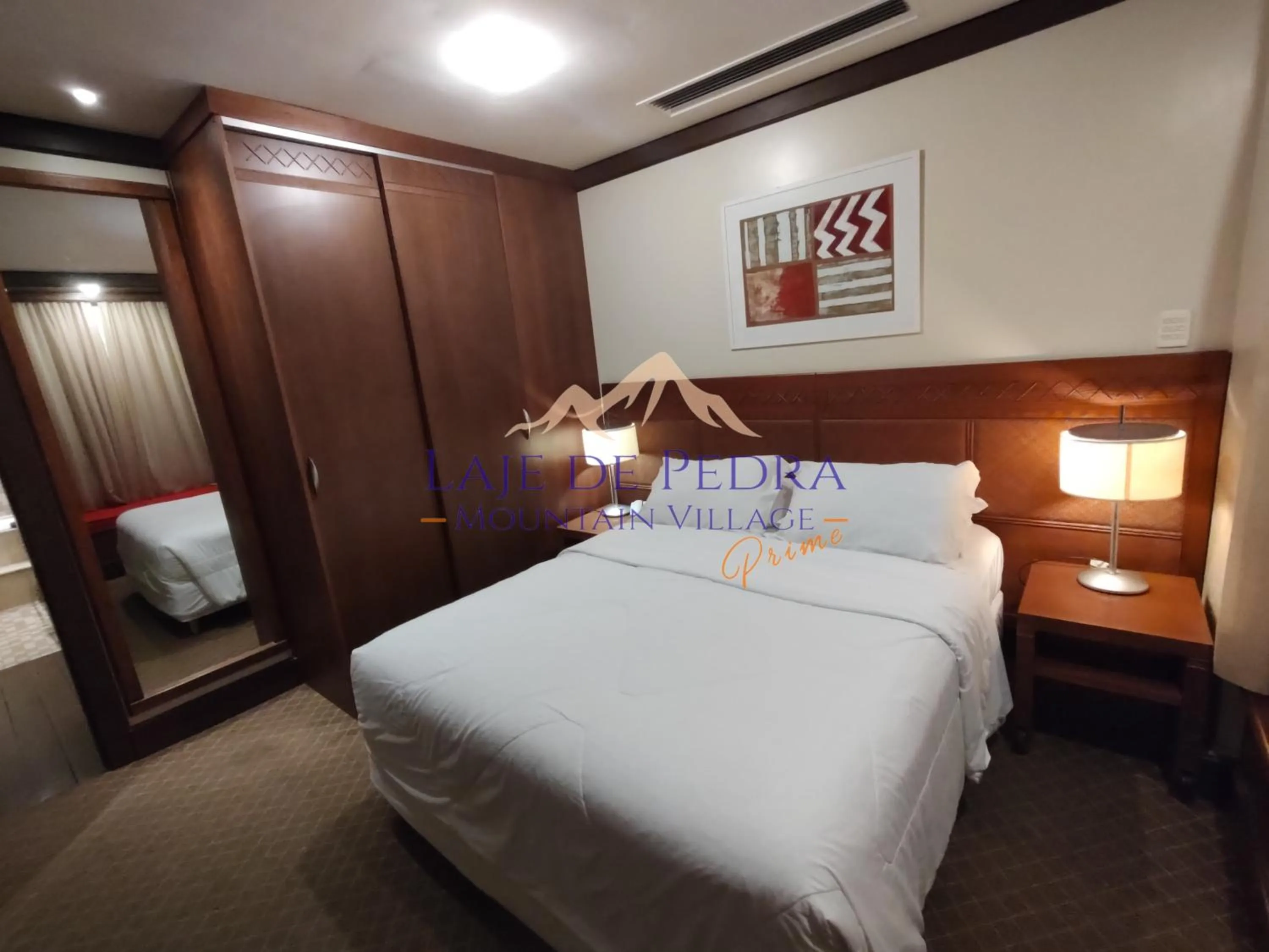 Bed in Laje de Pedra Mountain VillagePrime