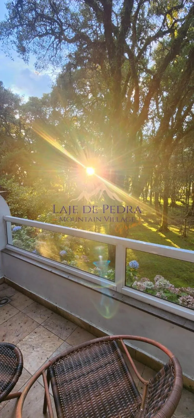 Garden view in Laje de Pedra Mountain VillagePrime