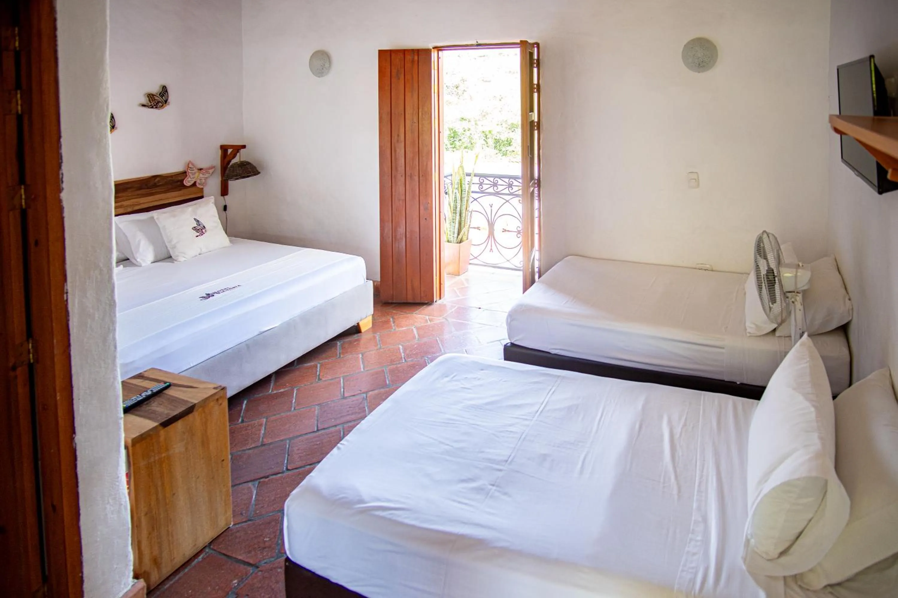 Bed in Hotel Victoria Barichara