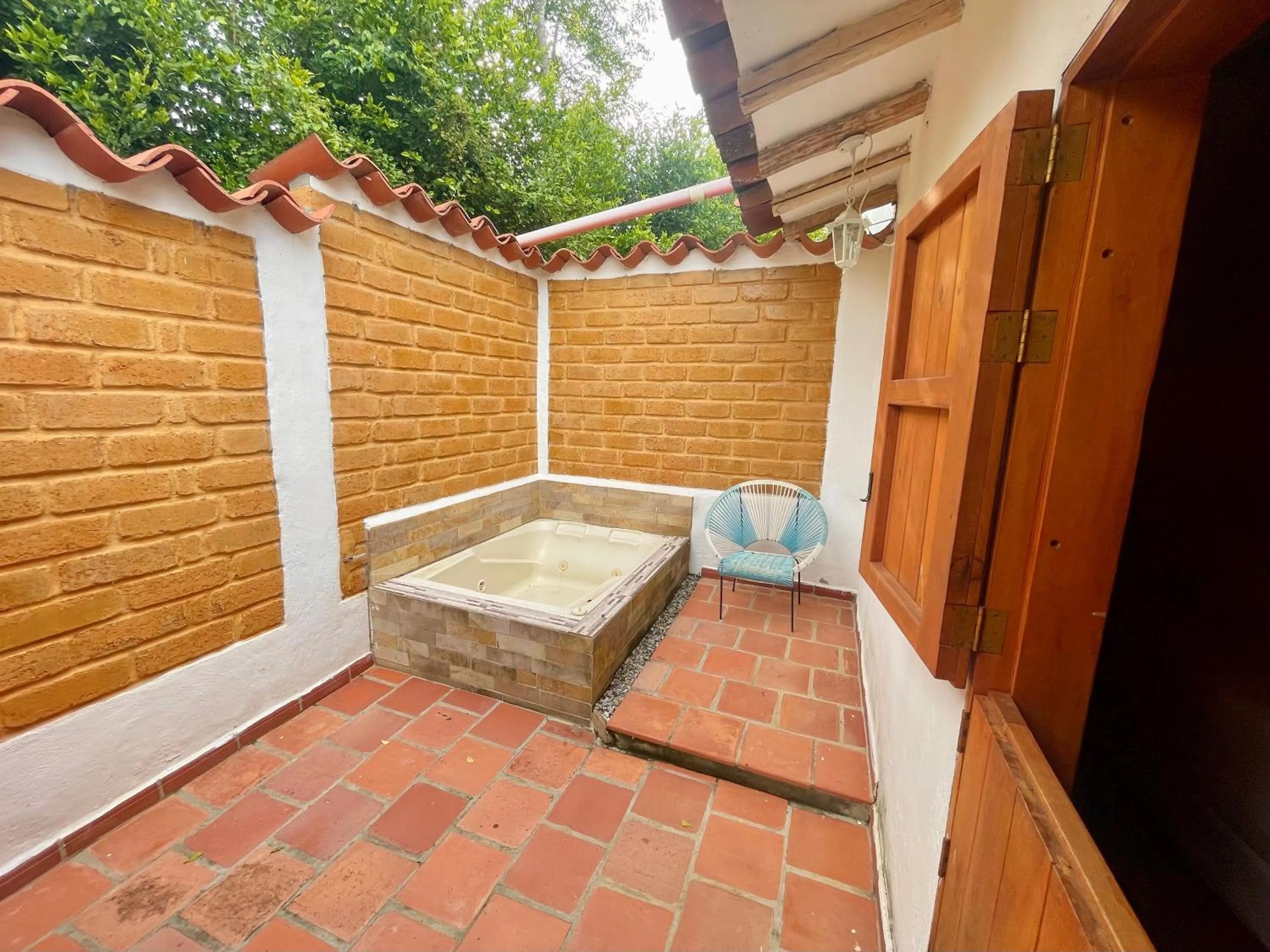 Patio in Hotel Victoria Barichara