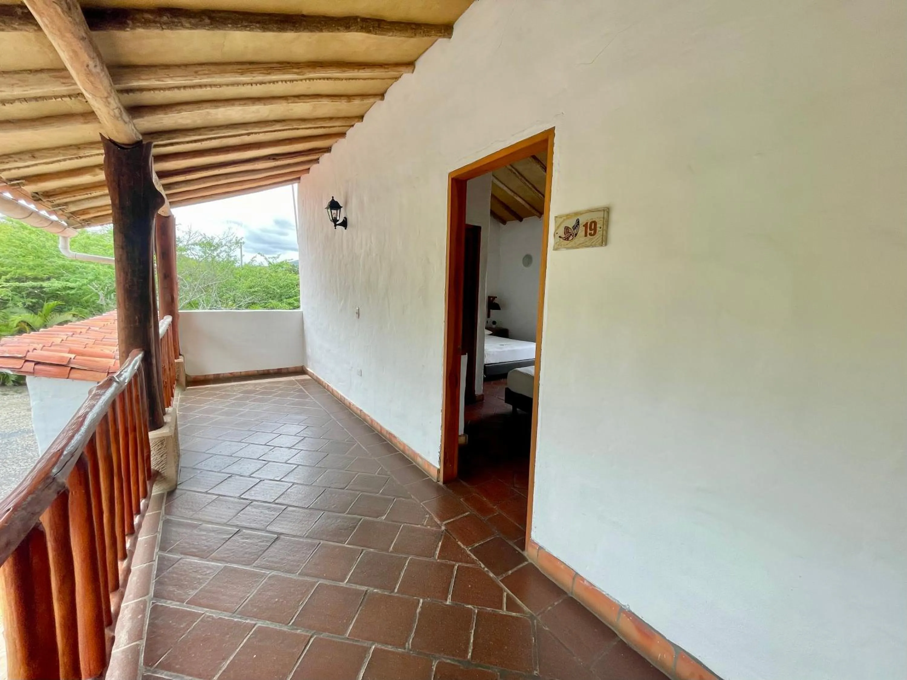 Patio in Hotel Victoria Barichara