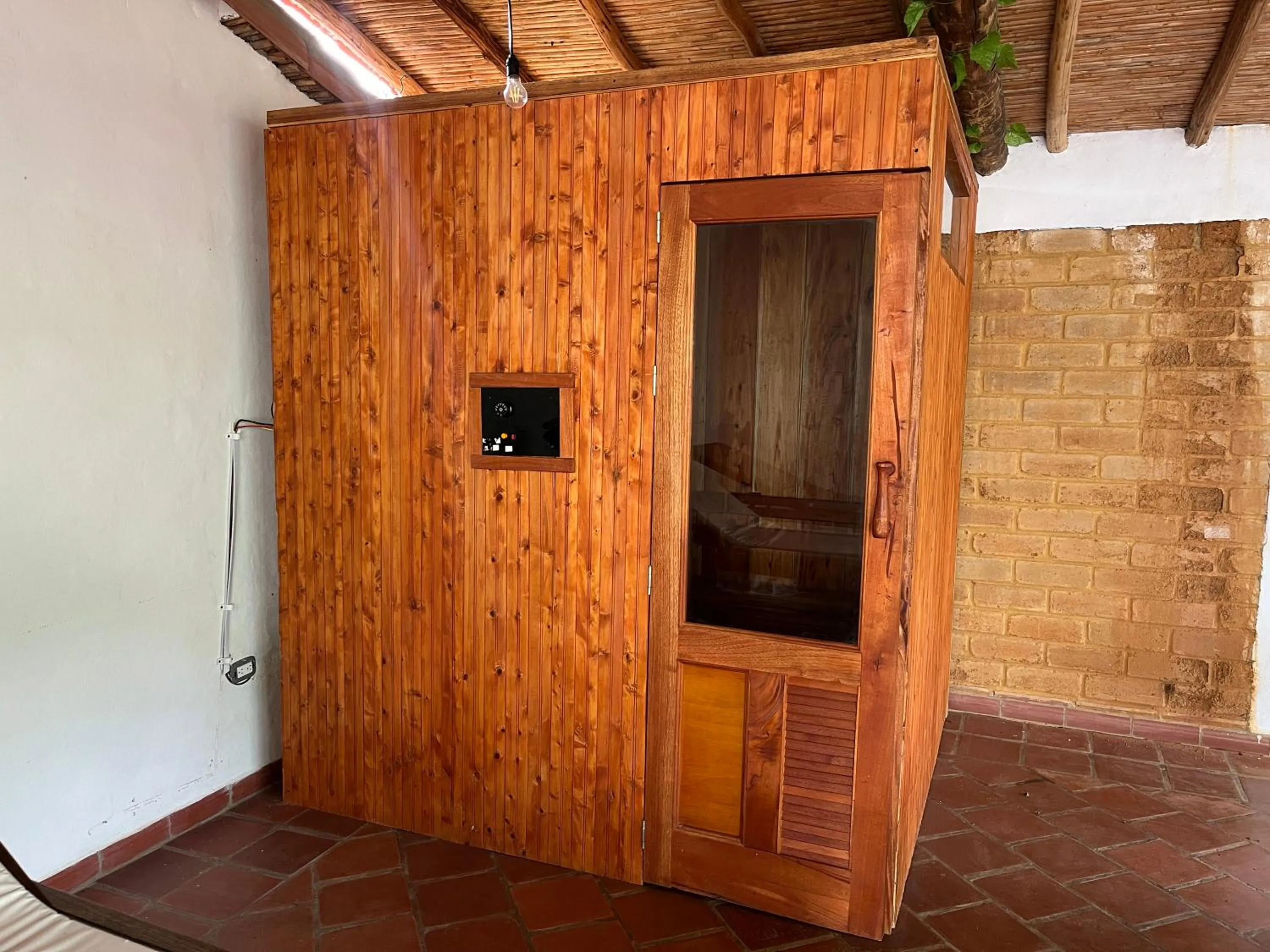 Sauna in Hotel Victoria Barichara