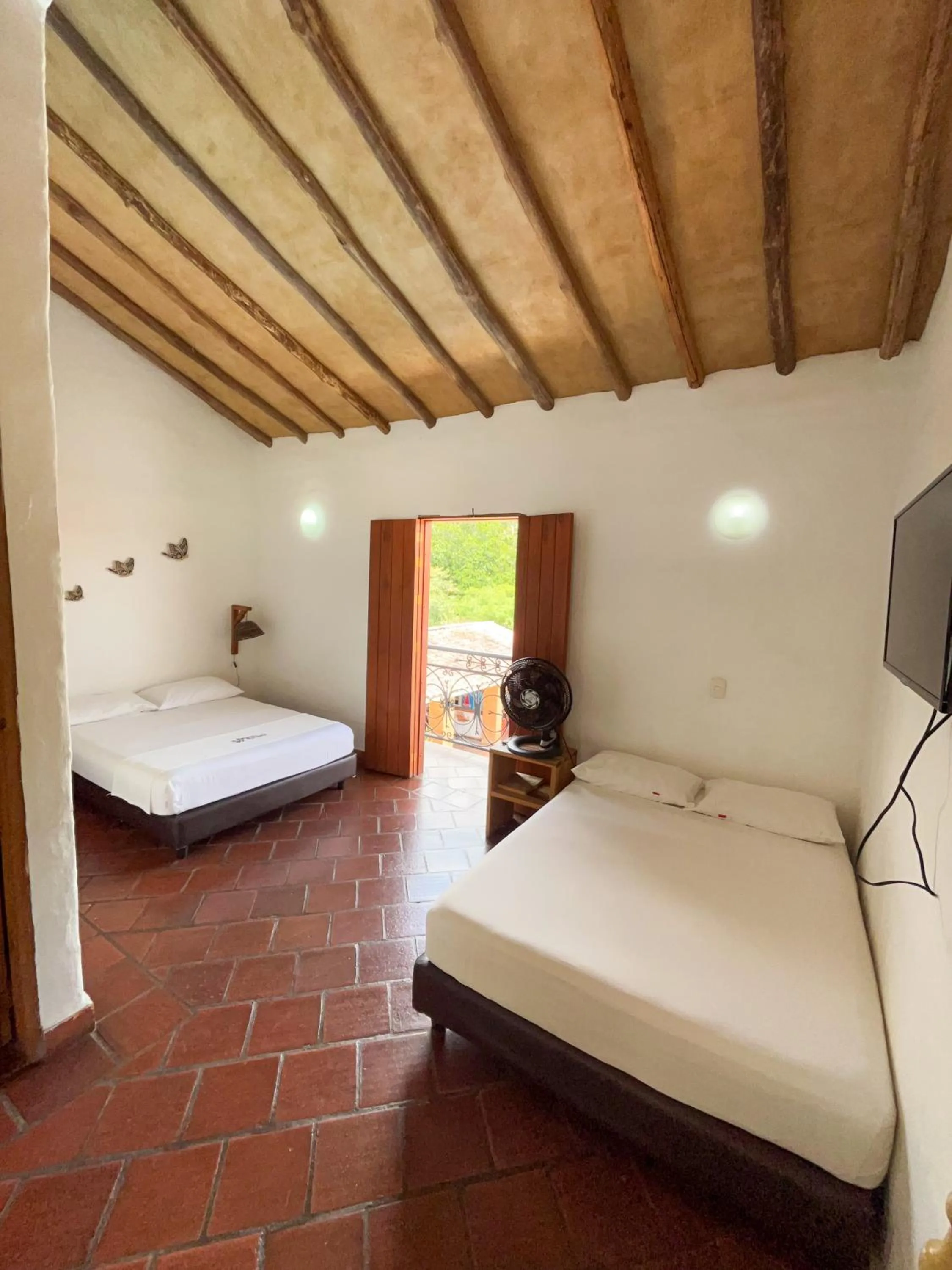 Bed in Hotel Victoria Barichara