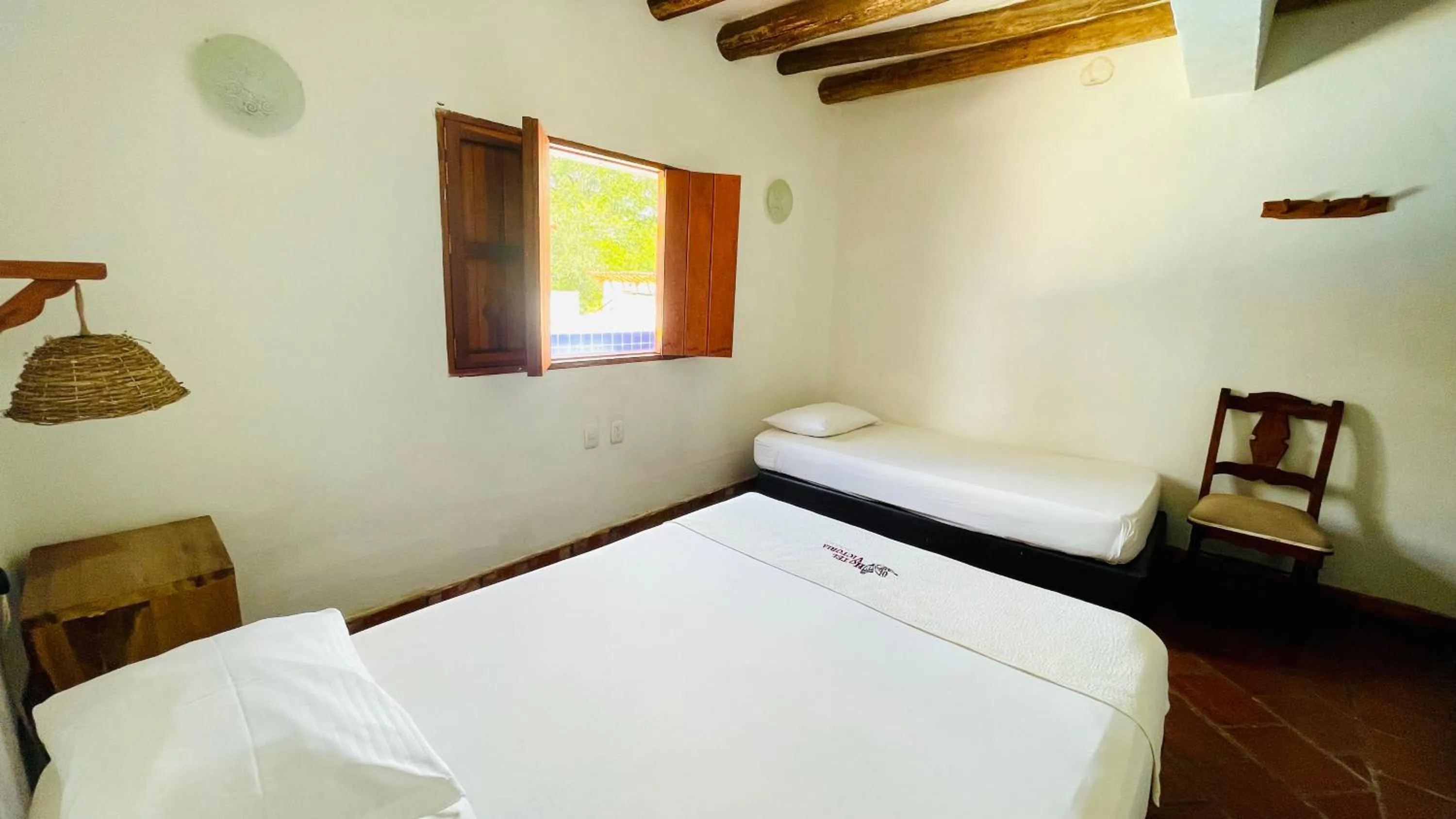 Bed in Hotel Victoria Barichara