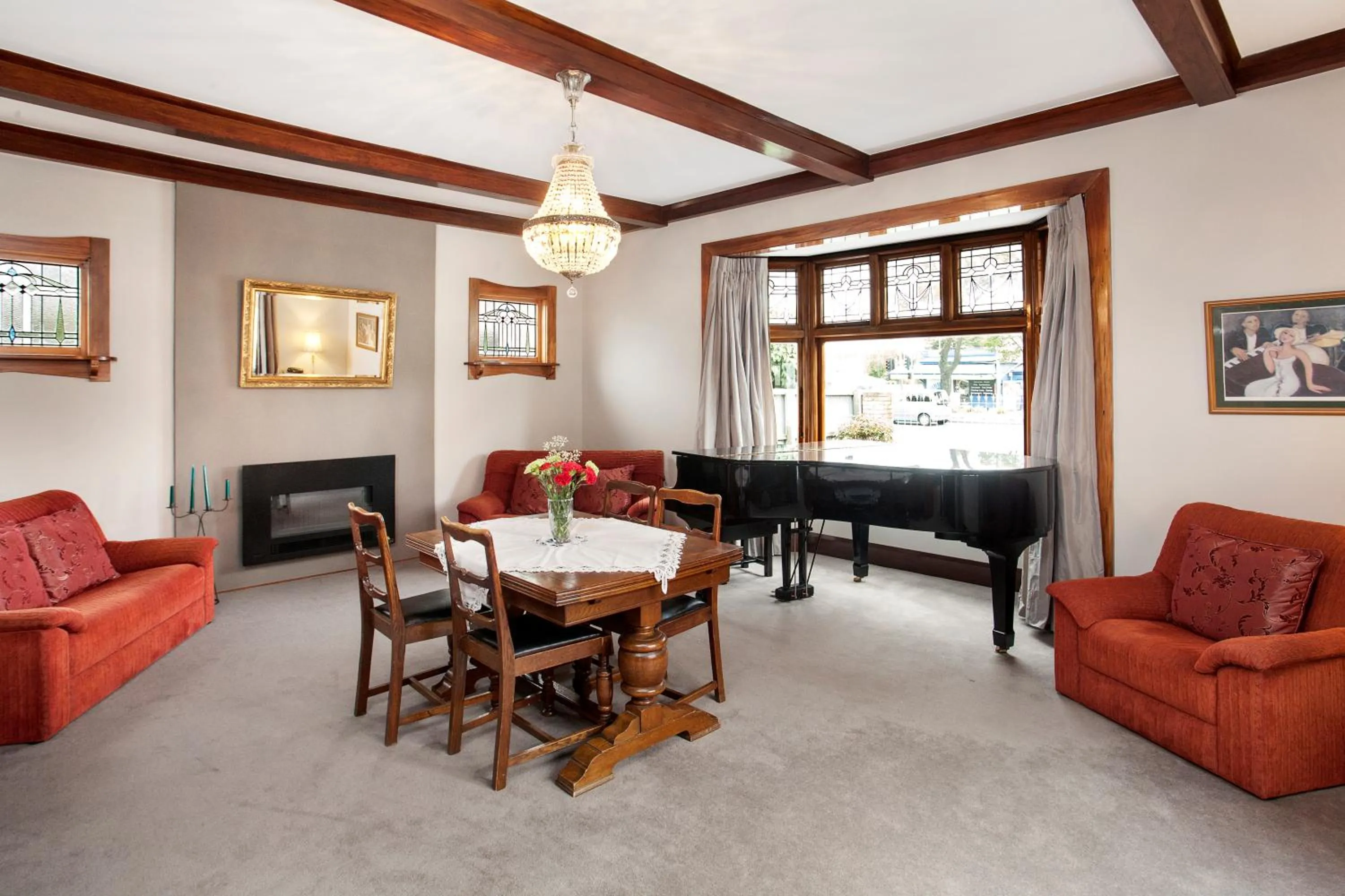 Living room in Homelea Bed and Breakfast