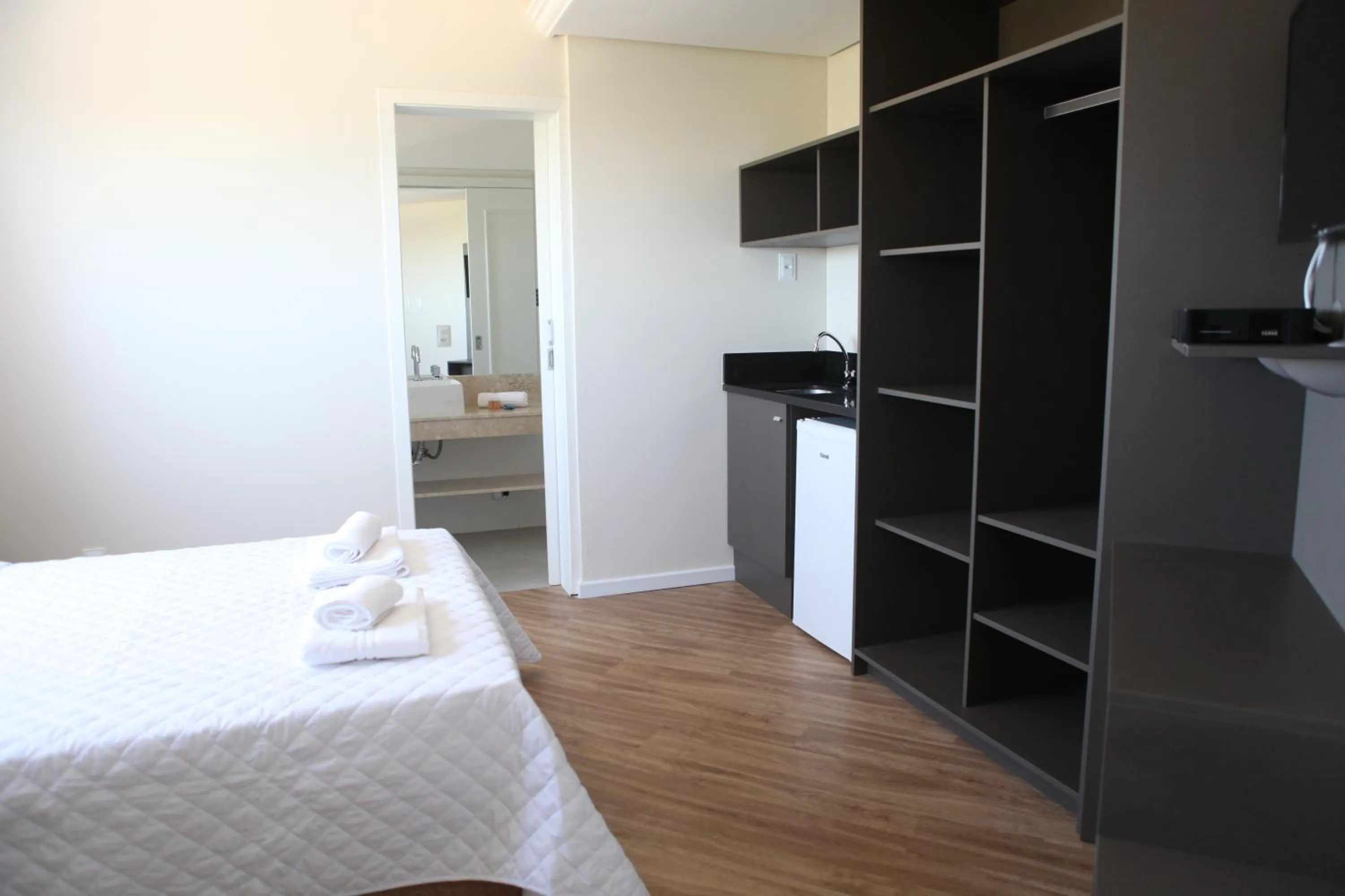 Bathroom, Bed in Pousada Vista da Barra