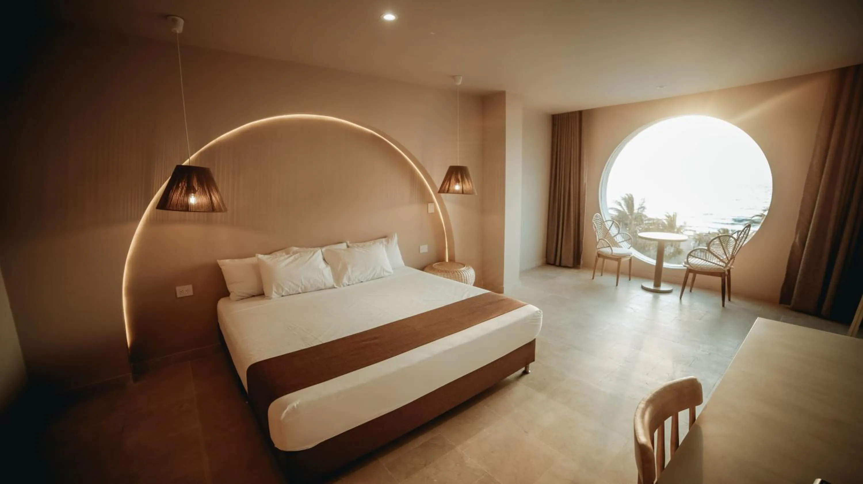 Decorative detail, Bed in Loa Tolú by Bernalo Hotels