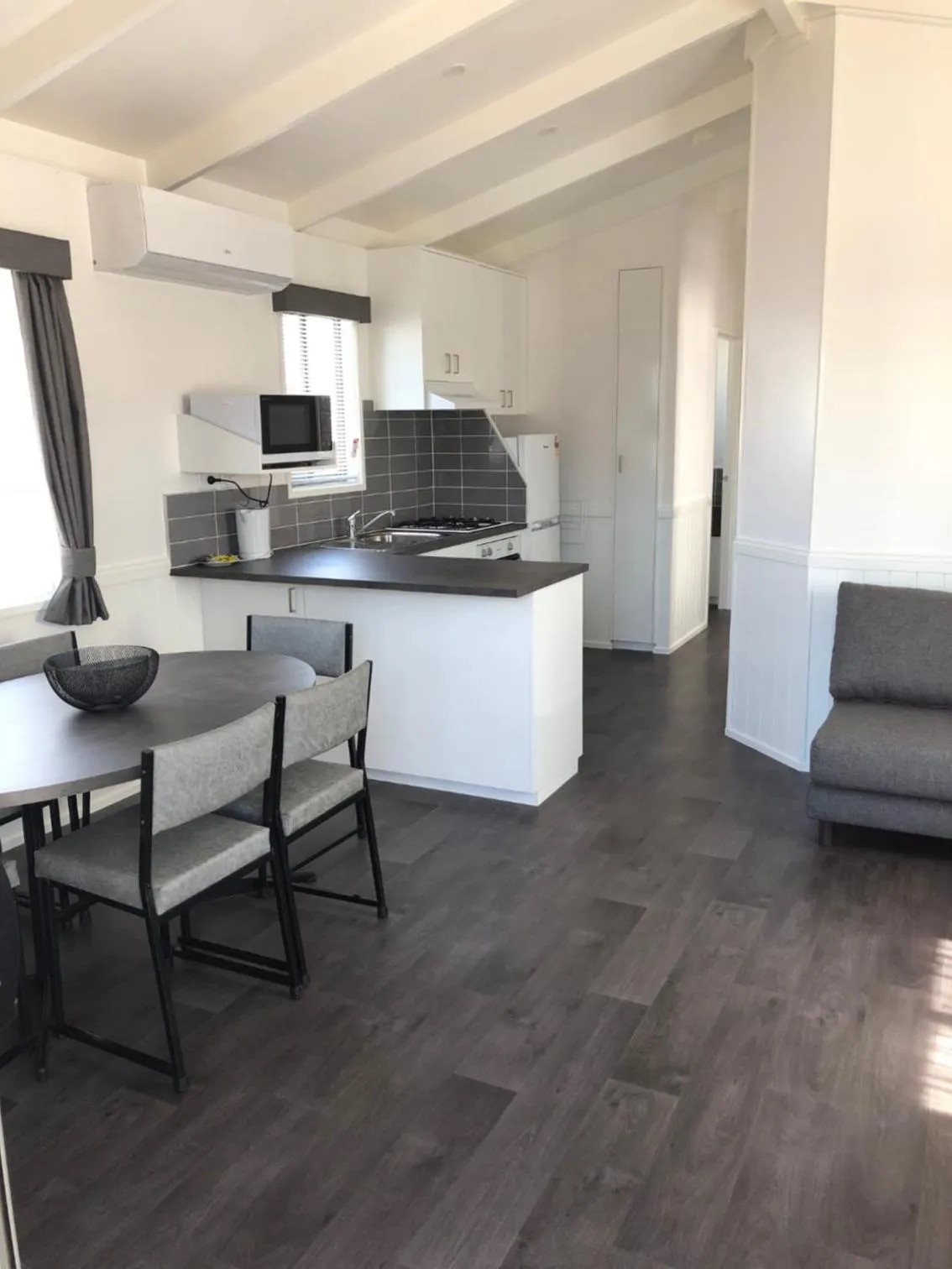 Kitchen or kitchenette in Geelong Surfcoast Hwy Holiday Park