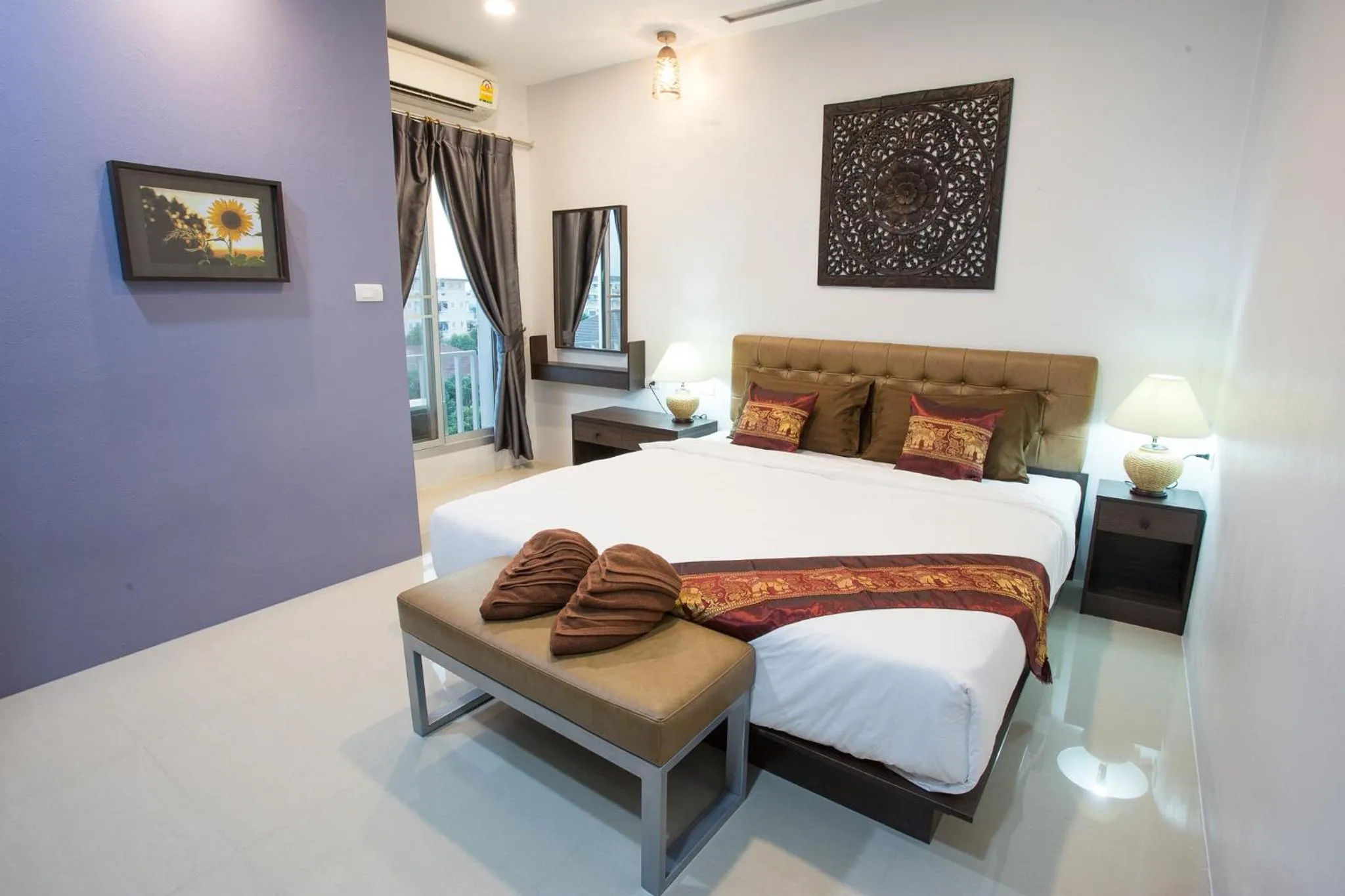 Photo of the whole room, Bed in Pongsakorn Boutique Resort