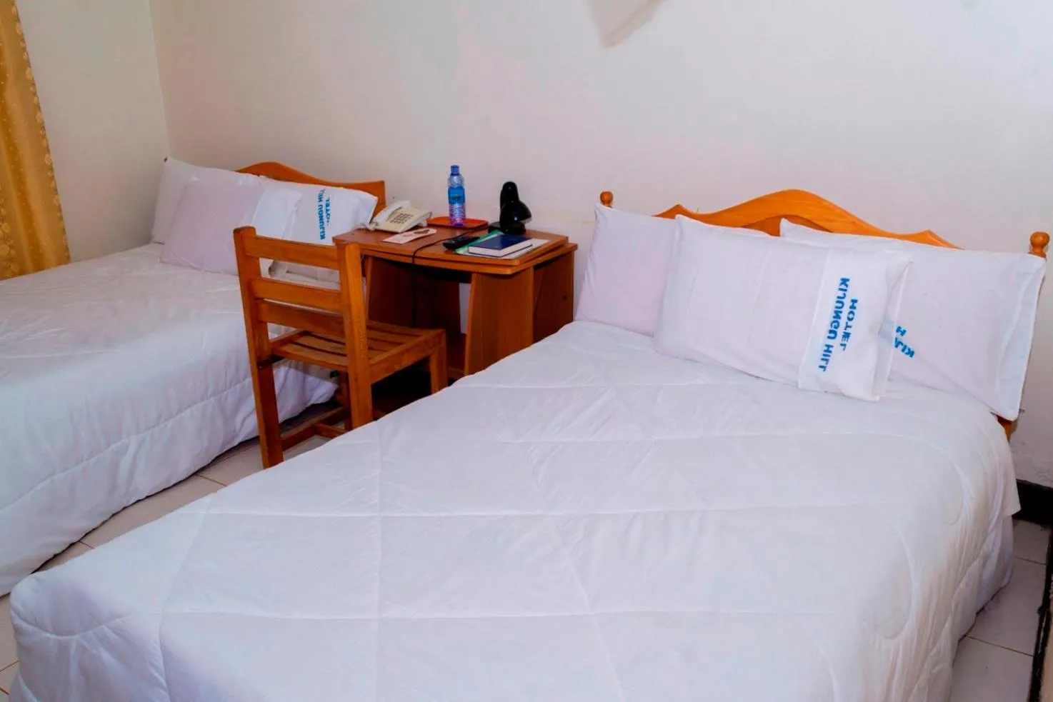 Bed in Kijungu Hill Hotel Hoima
