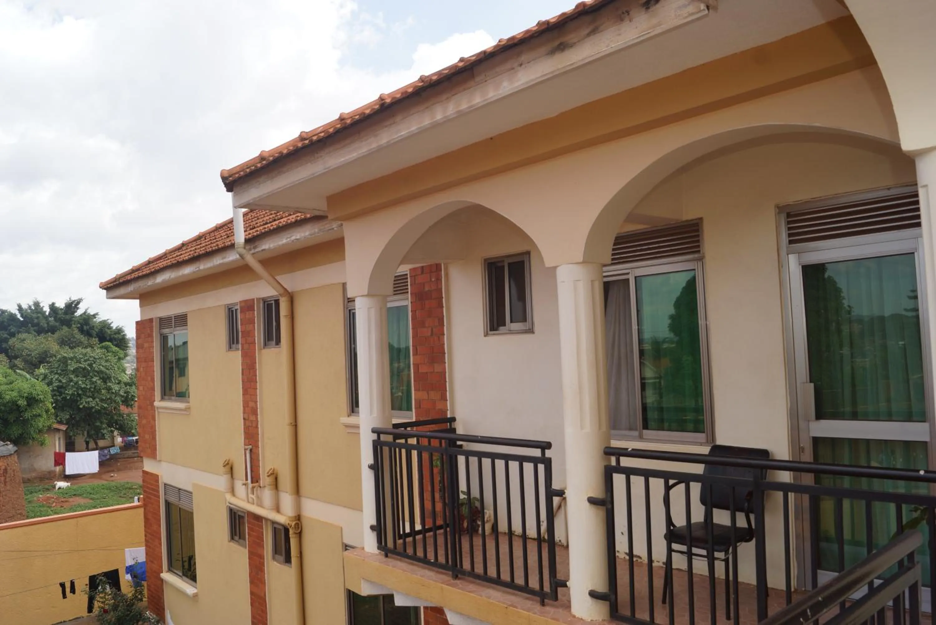 Balcony/Terrace in Durban Motel Najjanankumbi Kampala