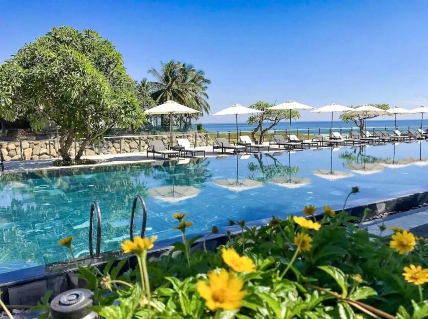Pool view in Luxury Dana Beach Resort & Spa