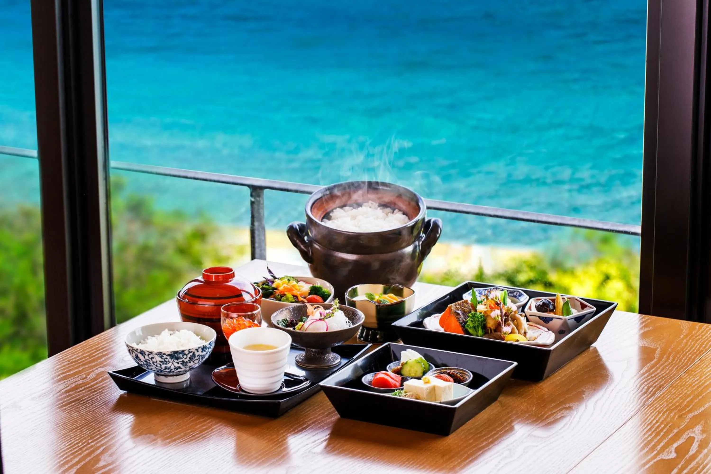 Breakfast in Umino Ryotei Okinawa Nakamasou