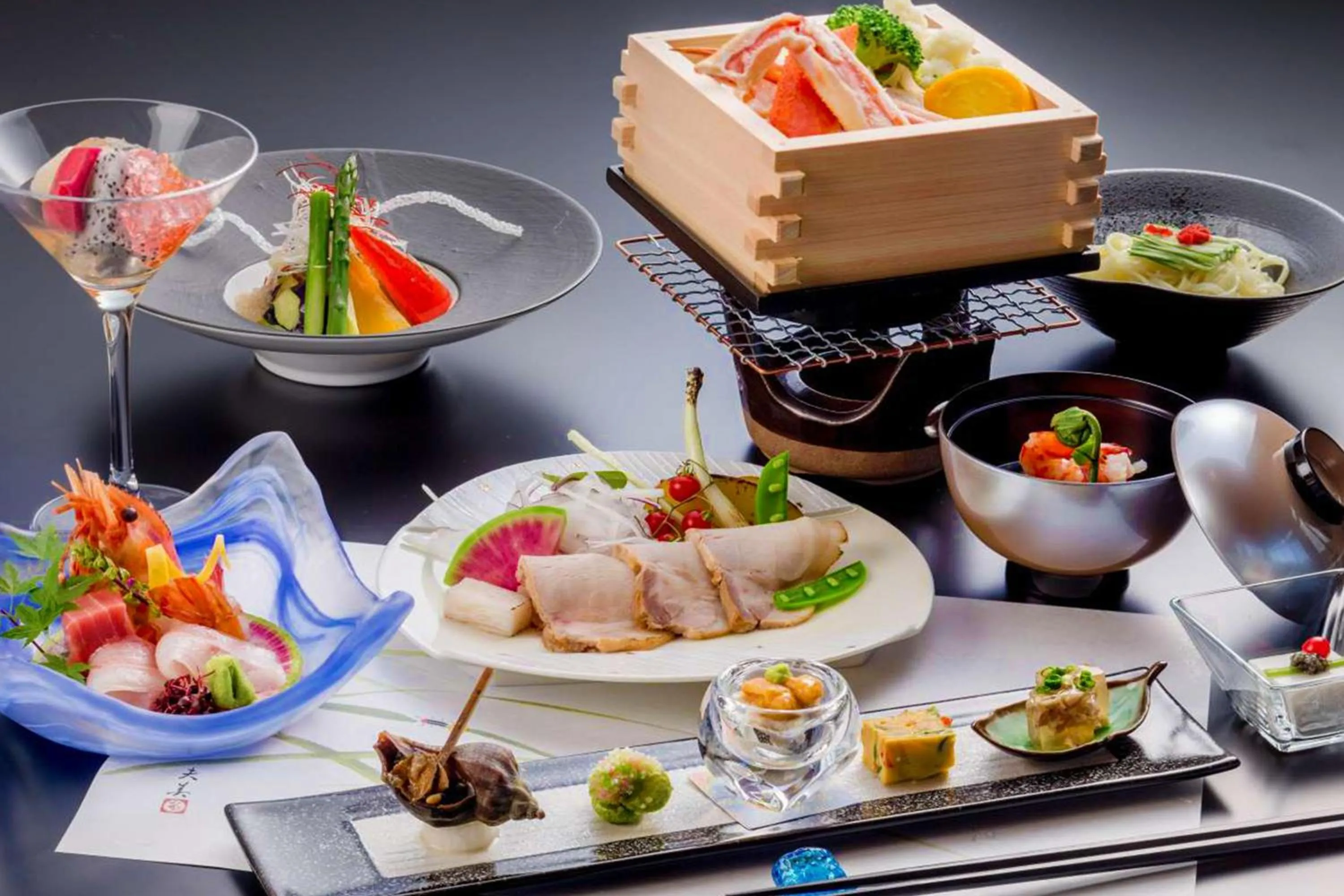 Dinner in Umino Ryotei Okinawa Nakamasou