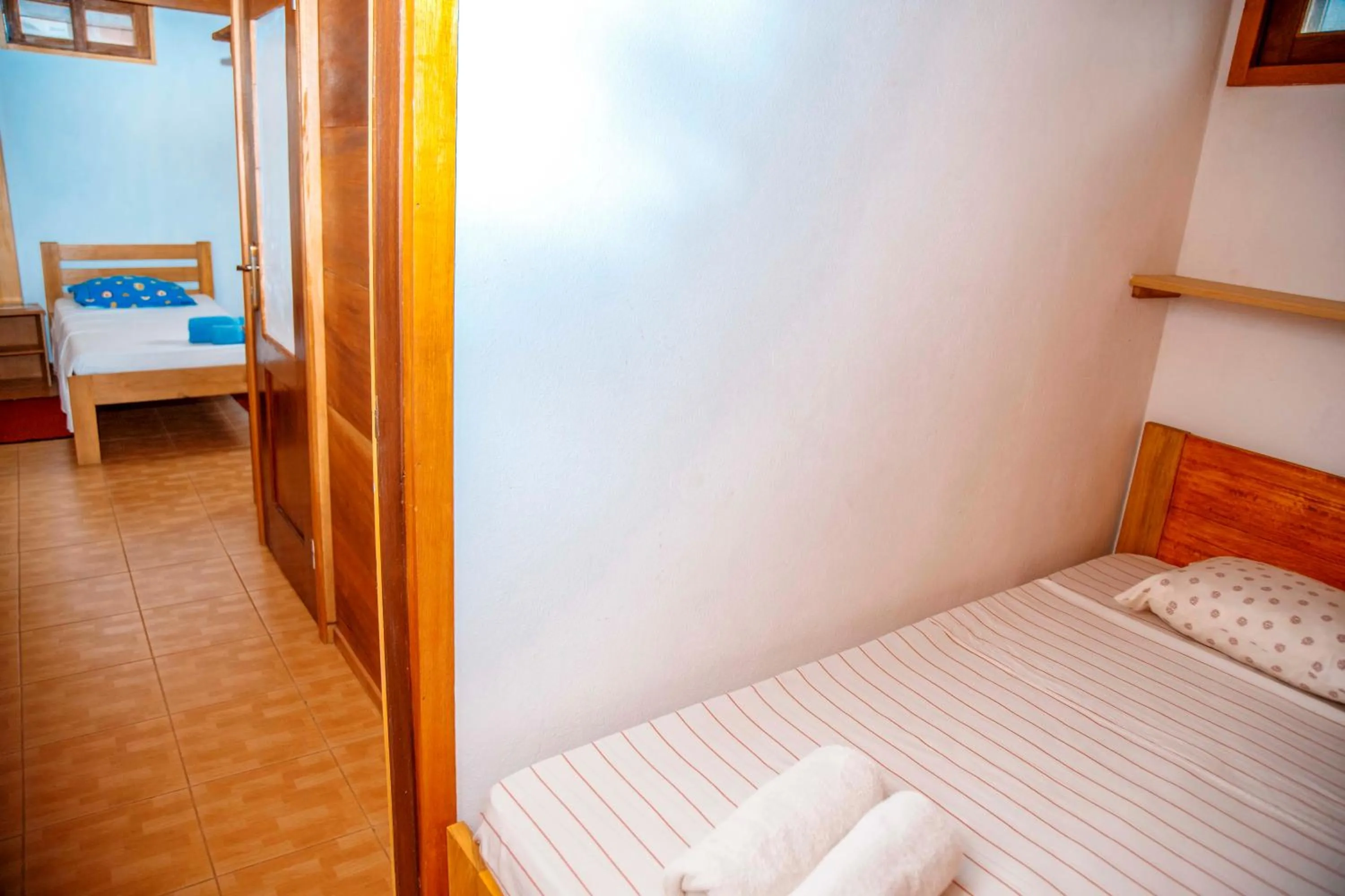 Bed in Albergaria Porcelana