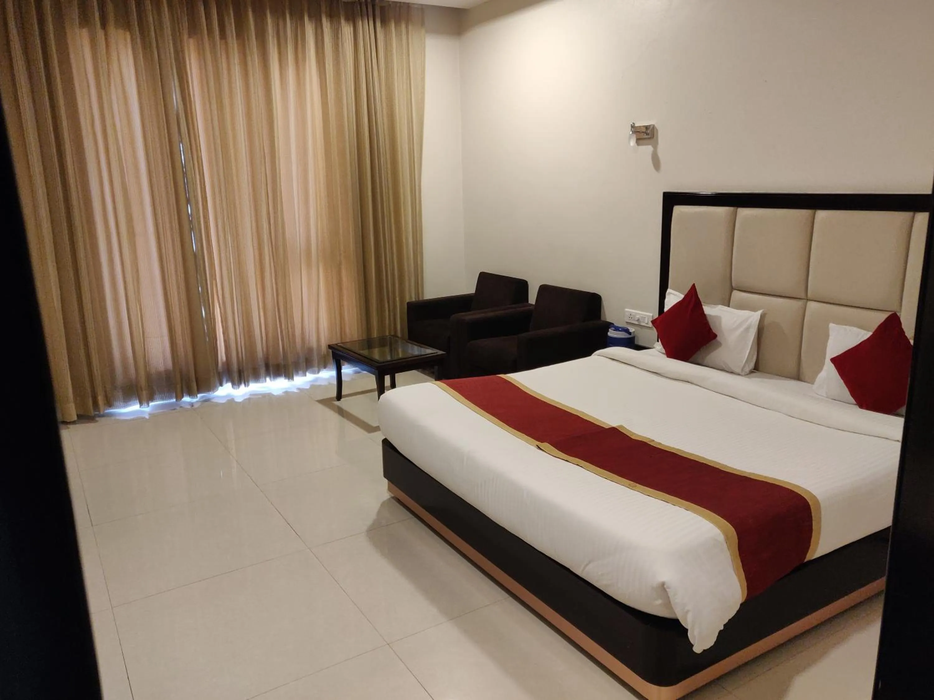 Bed in Chandra Grand