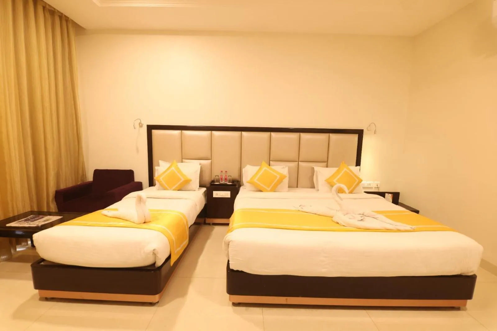 Bed in Chandra Grand