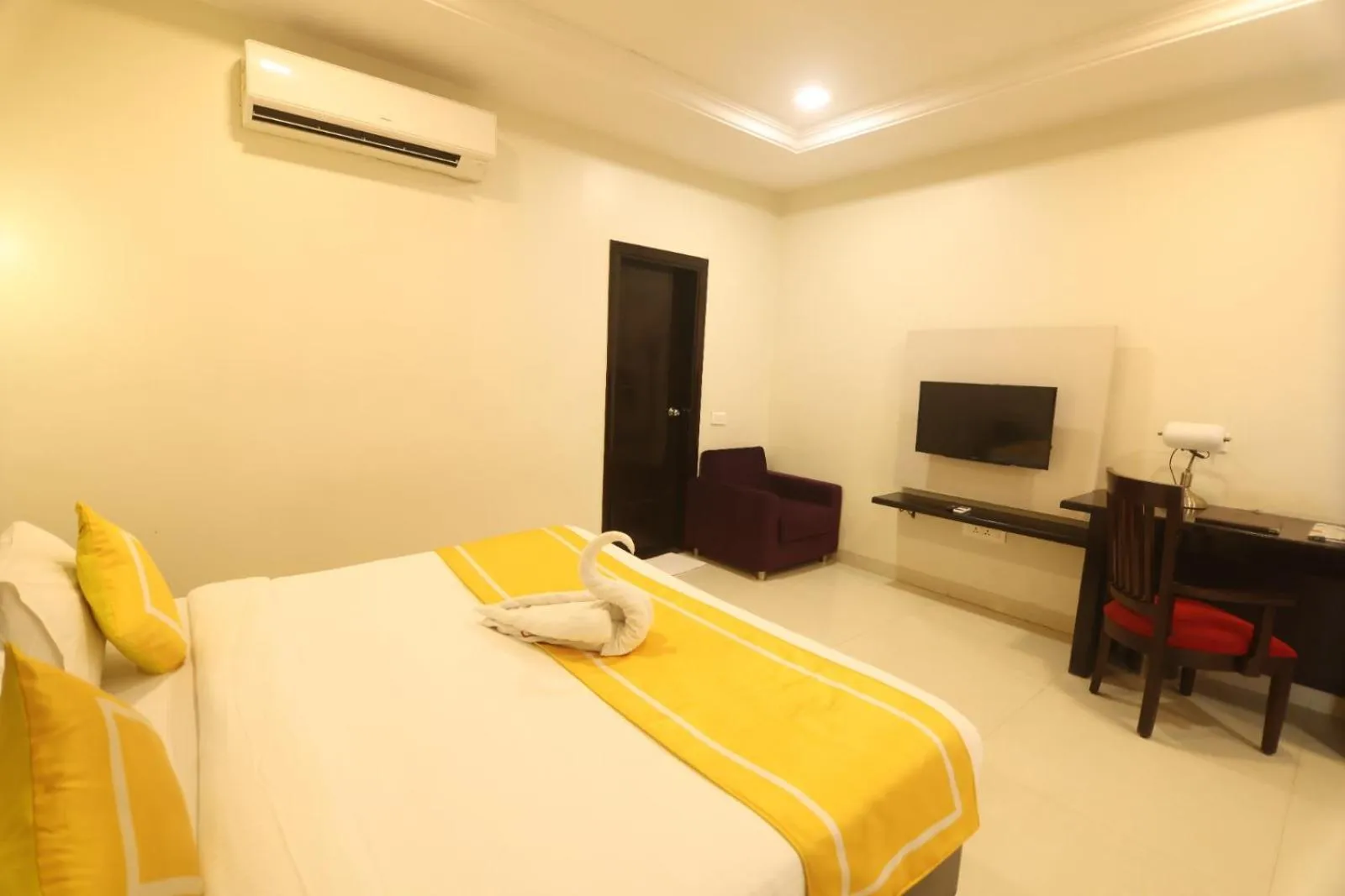 Bed in Chandra Grand