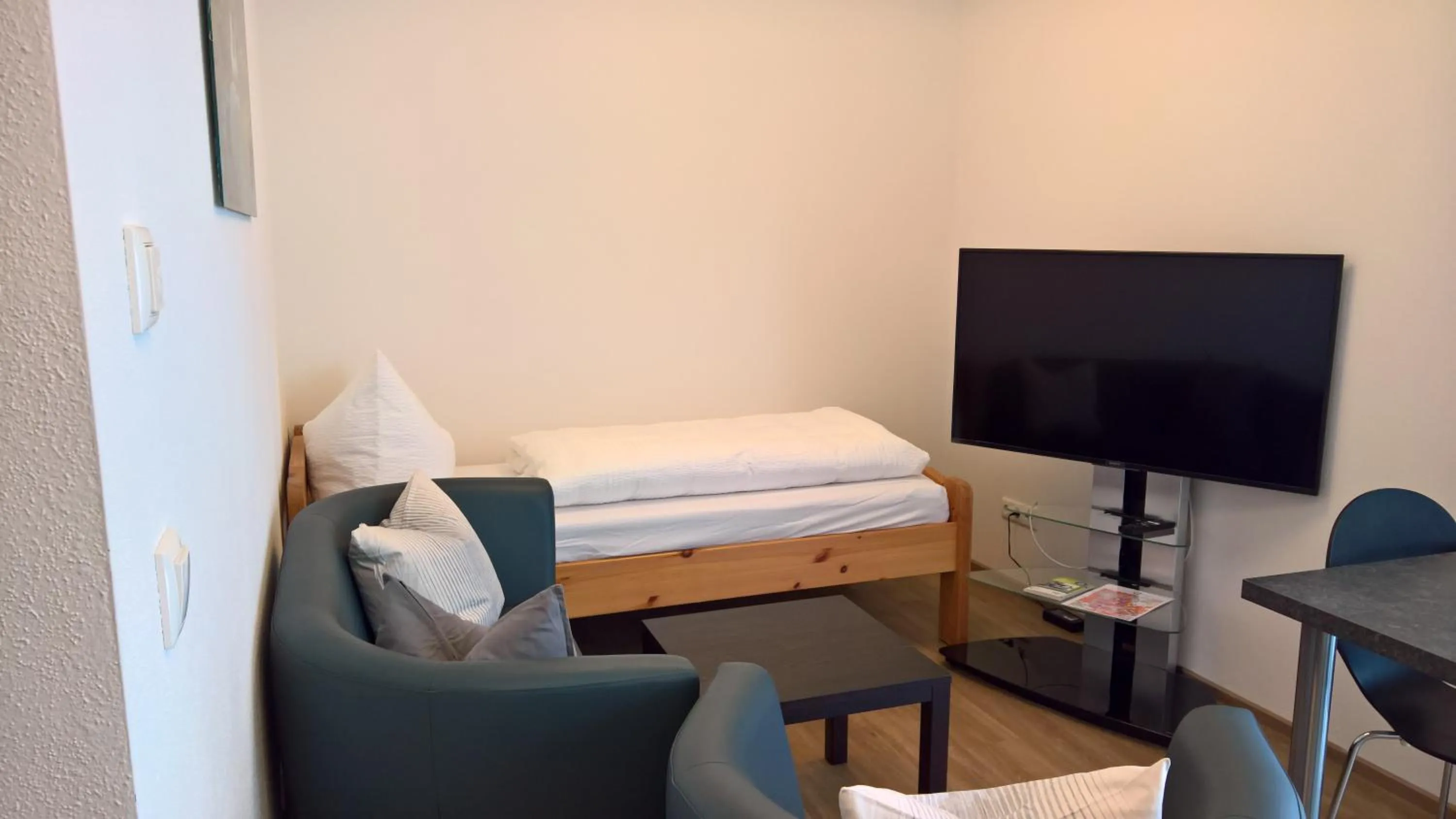 Bed in Aparthotel Sebastian