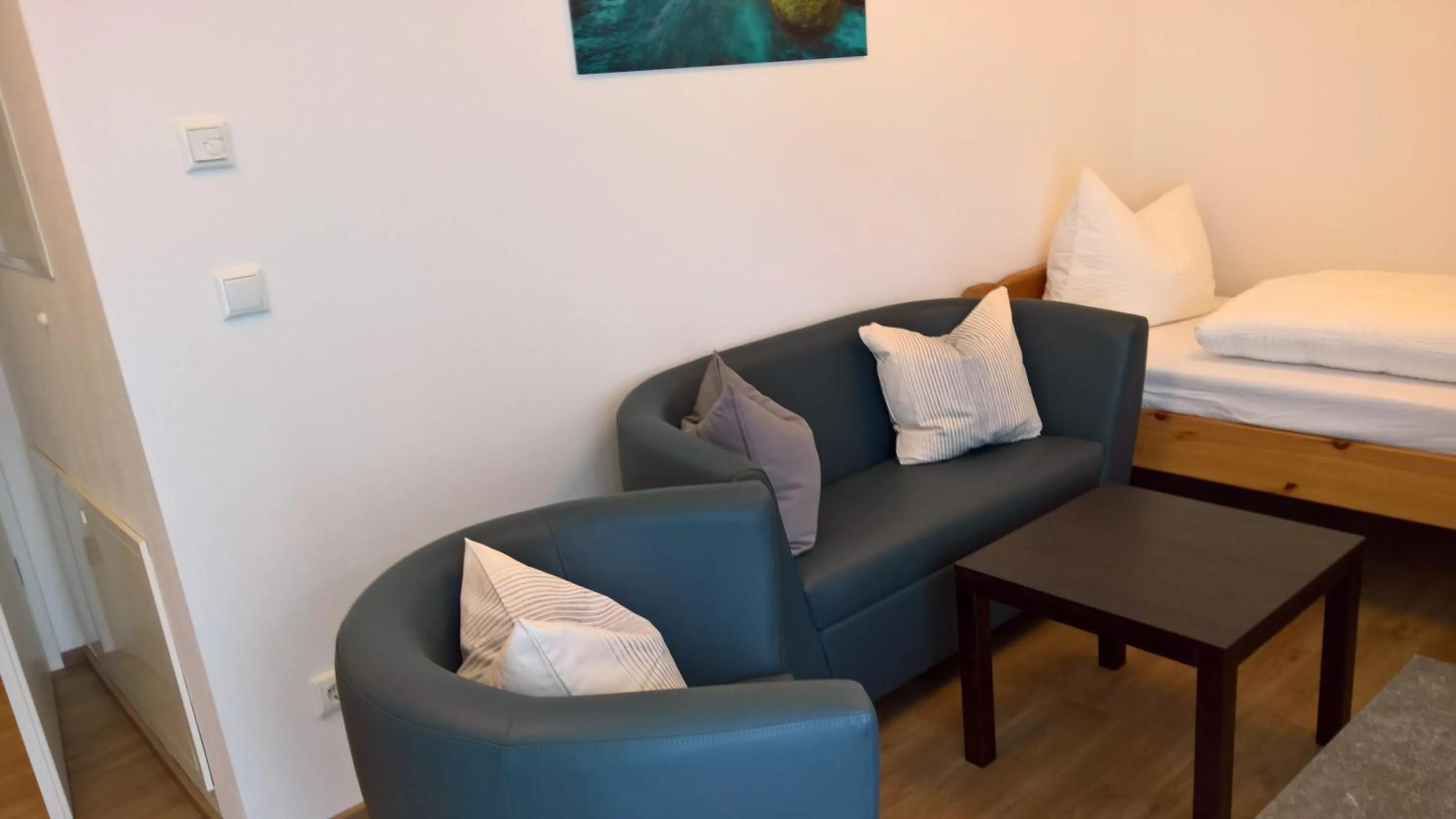 Bed in Aparthotel Sebastian