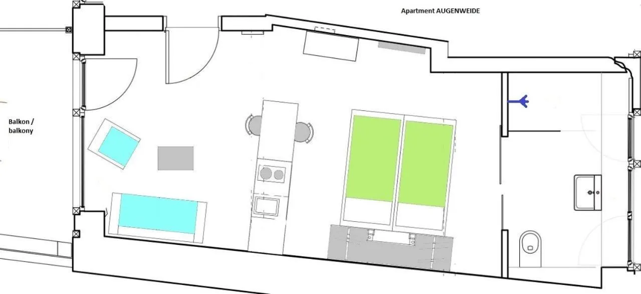 Photo of the whole room in 1463 Apartmenthaus