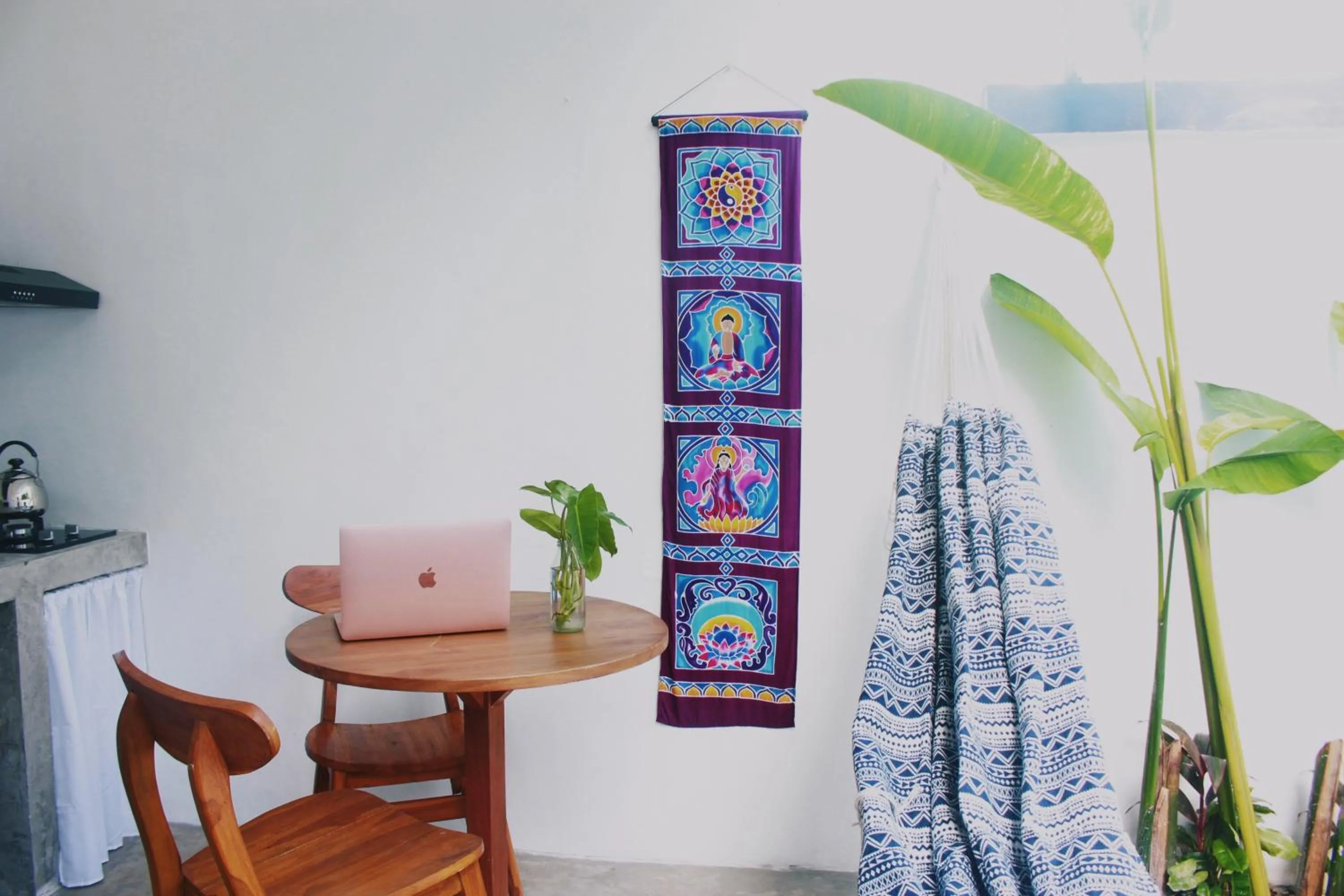 Seating area in ThanTha Ubud Villa