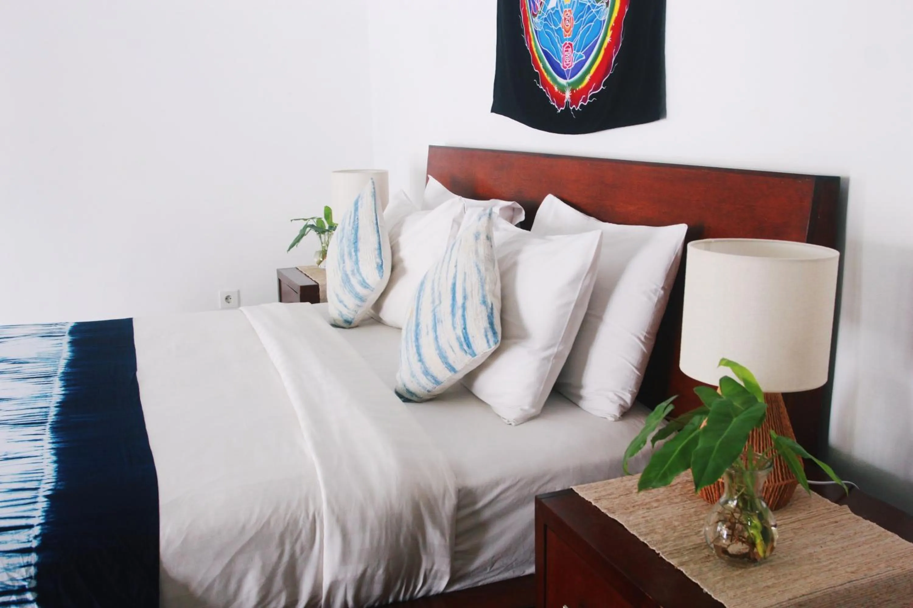 Bed in ThanTha Ubud Villa