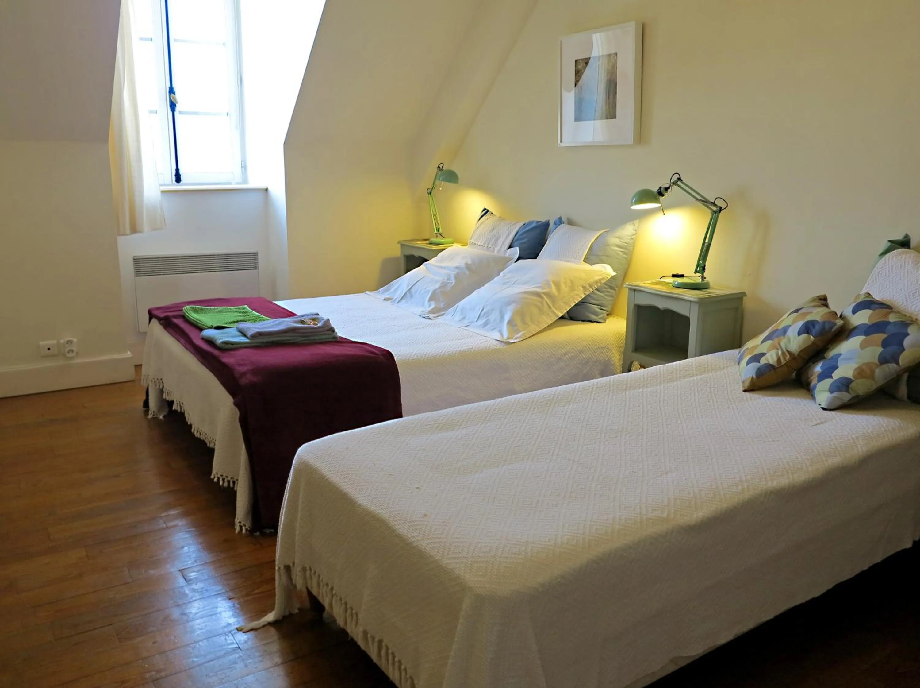 Bed in La Ferme de la Fosse Dionne