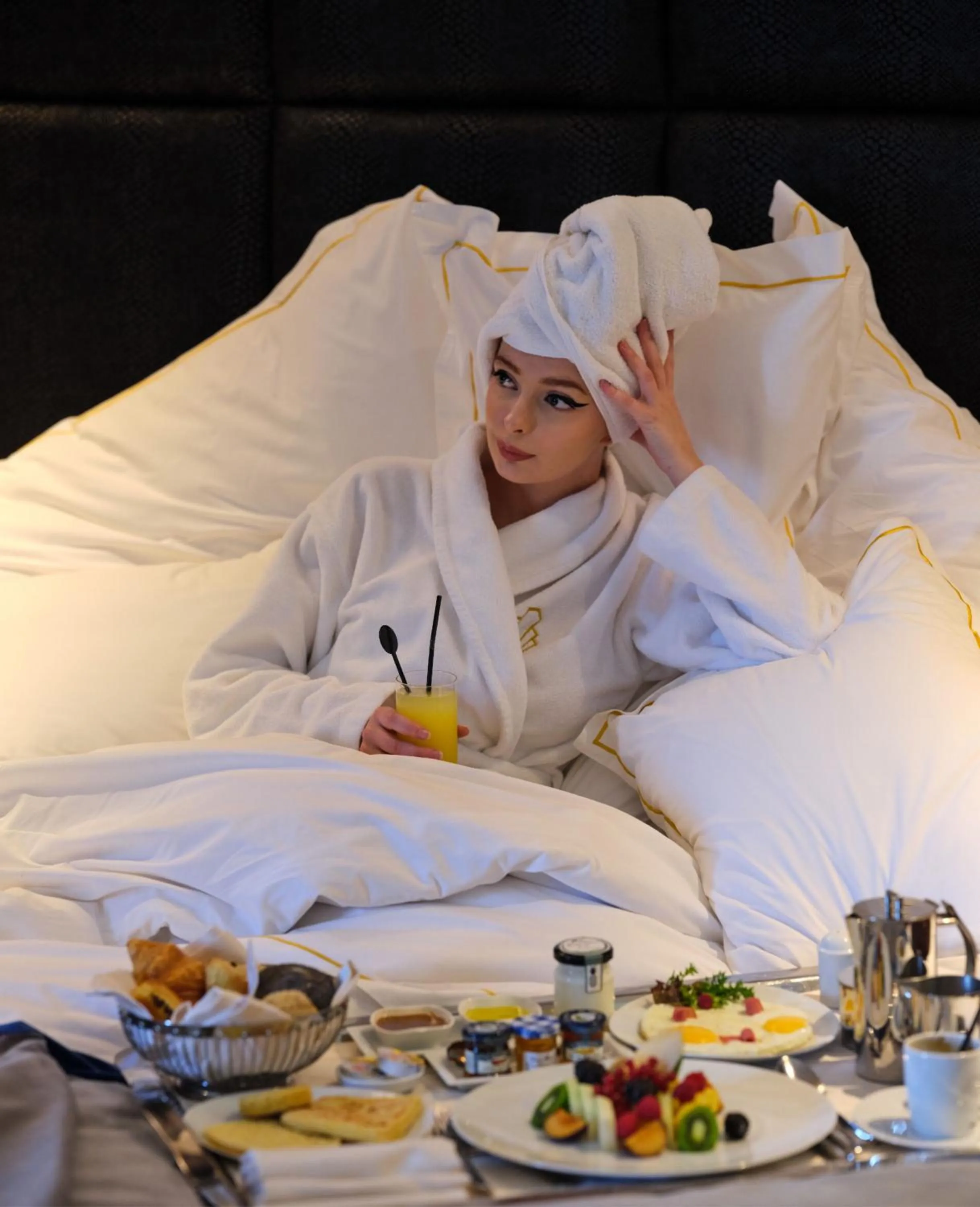 People in Le Casablanca Hotel