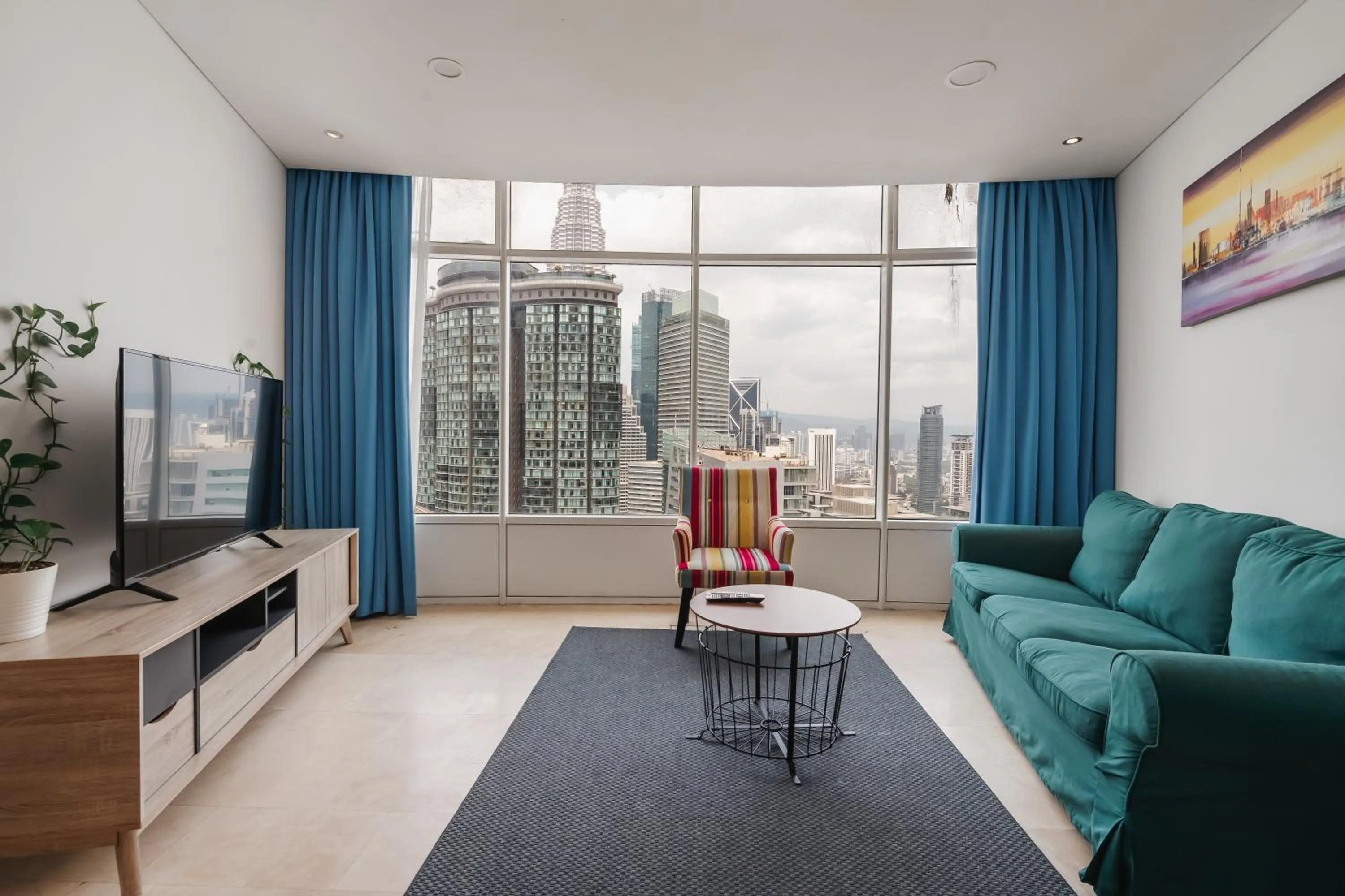 Living room in Vortex KLCC Apartments