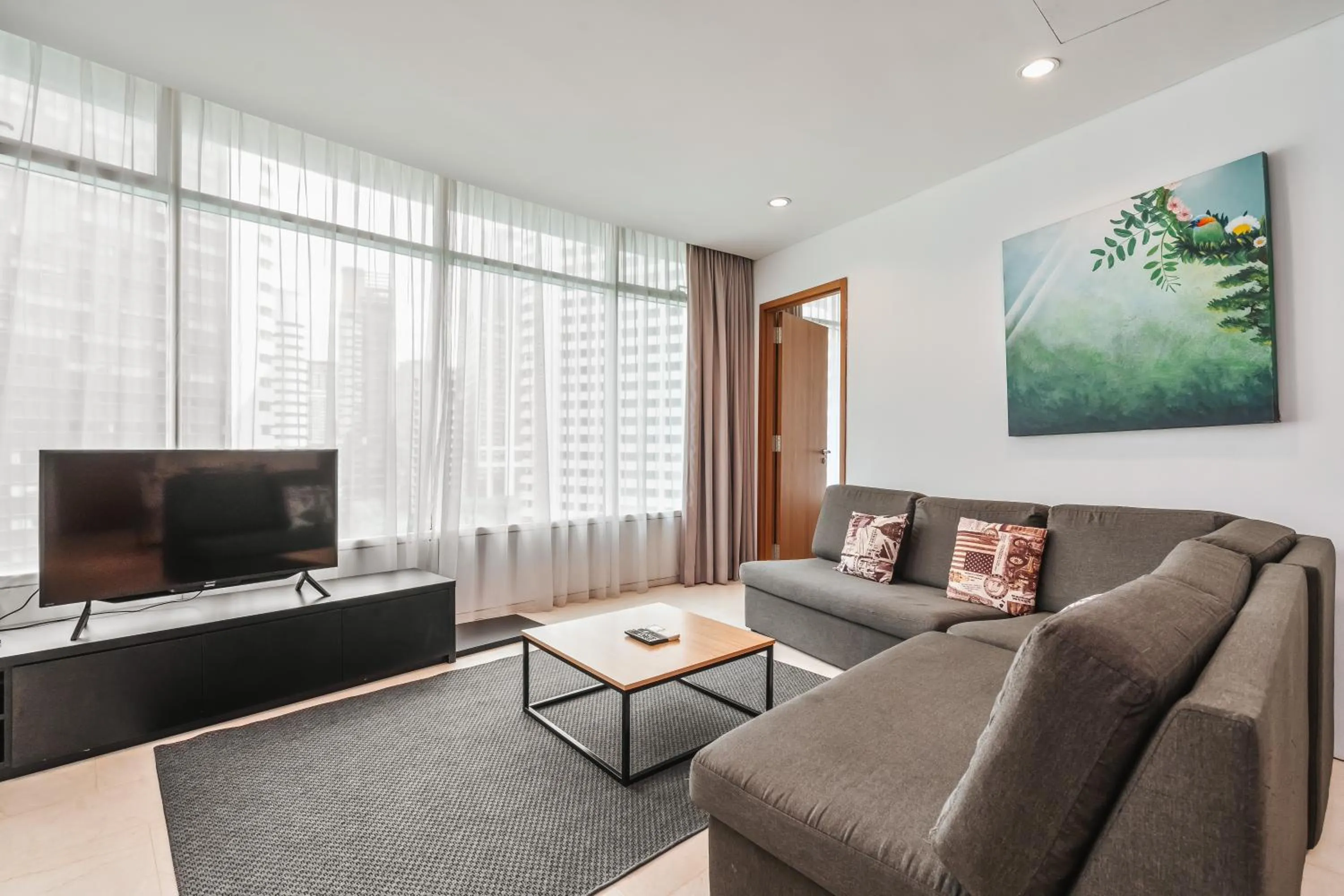 Living room in Vortex KLCC Apartments