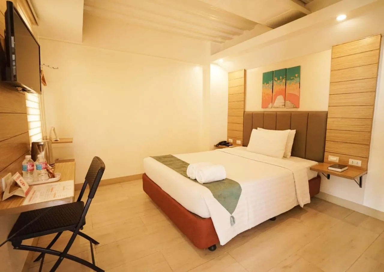 hair dresser, Bed in Chambre Hotel Mactan