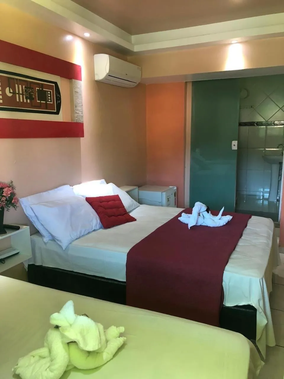 Bed in Pousada Caminho do Pontal