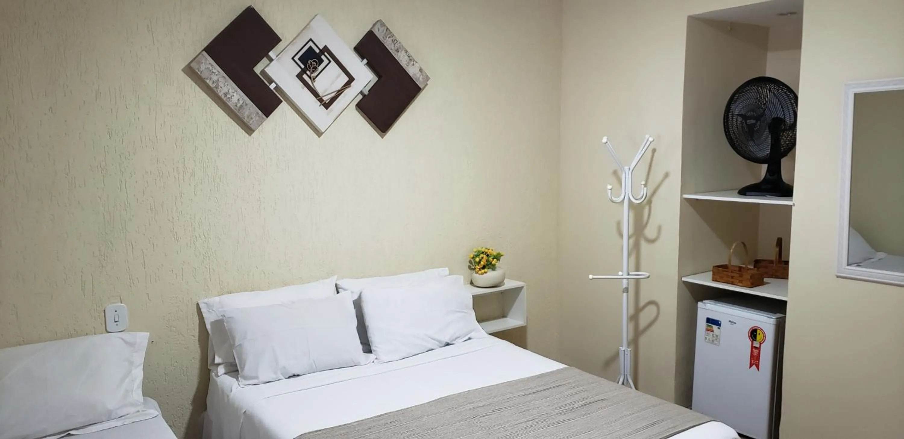 Bed in Pousada Caminho do Pontal